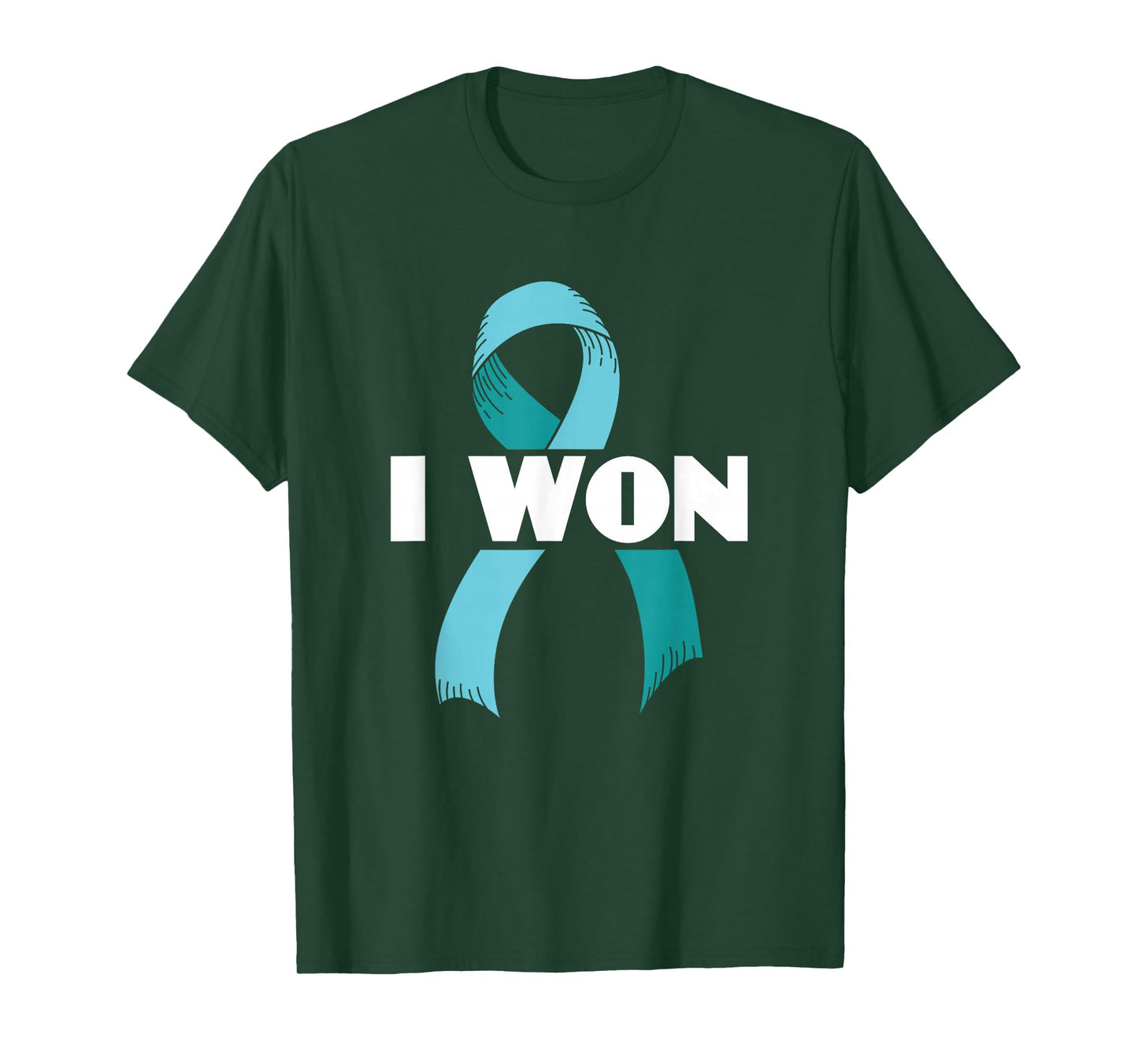 I Won Ovarian Cancer Awareness Ovarian Cancer Warrior T-Shirt