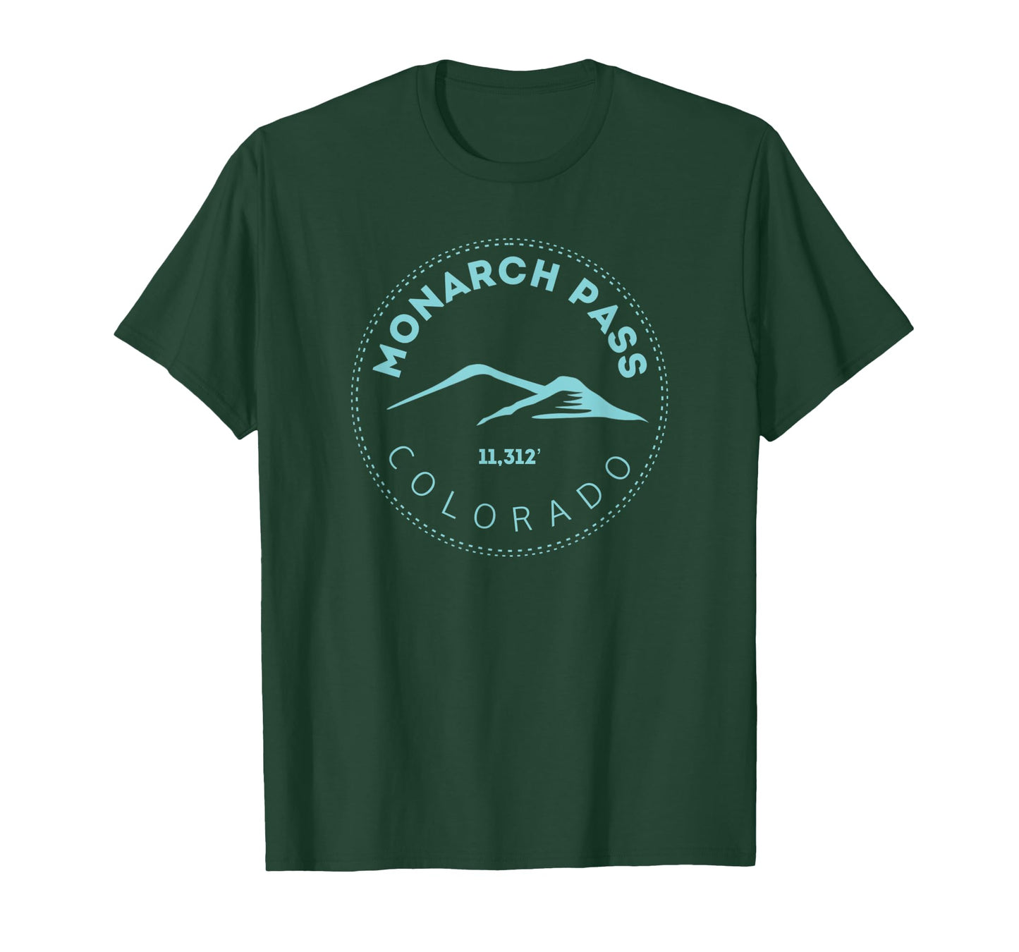 Monarch Pass Colorado Blue Bird Day - Elevated Mountain Pass T-Shirt