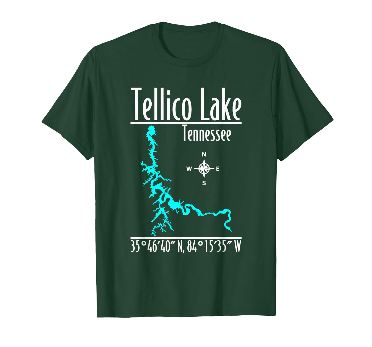 Modern Tellico Lake, Tennessee T-Shirt