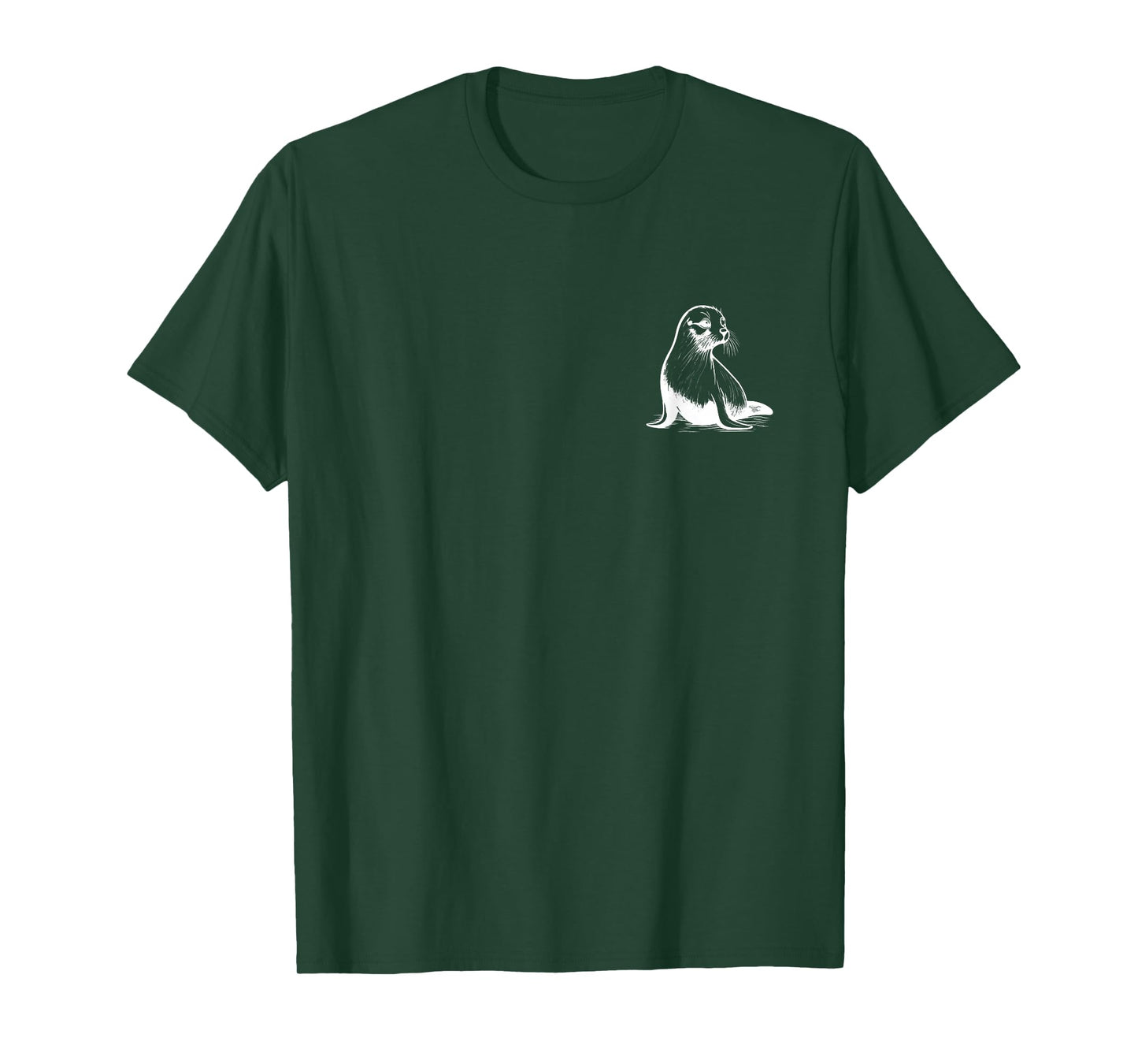 Respect The Locals Seal Lover 2 Sides Printed T-Shirt