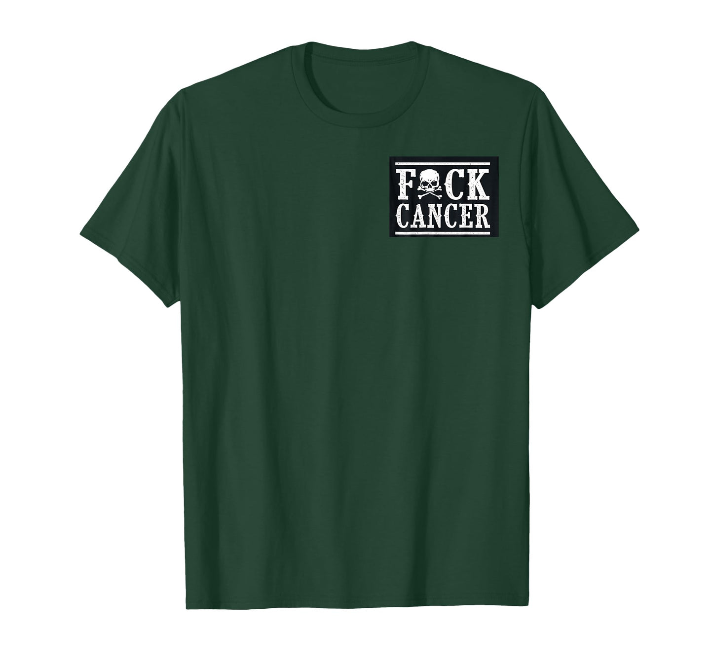 F Cancer Skull and Crossbones Skeleton Breast Cancer T-Shirt