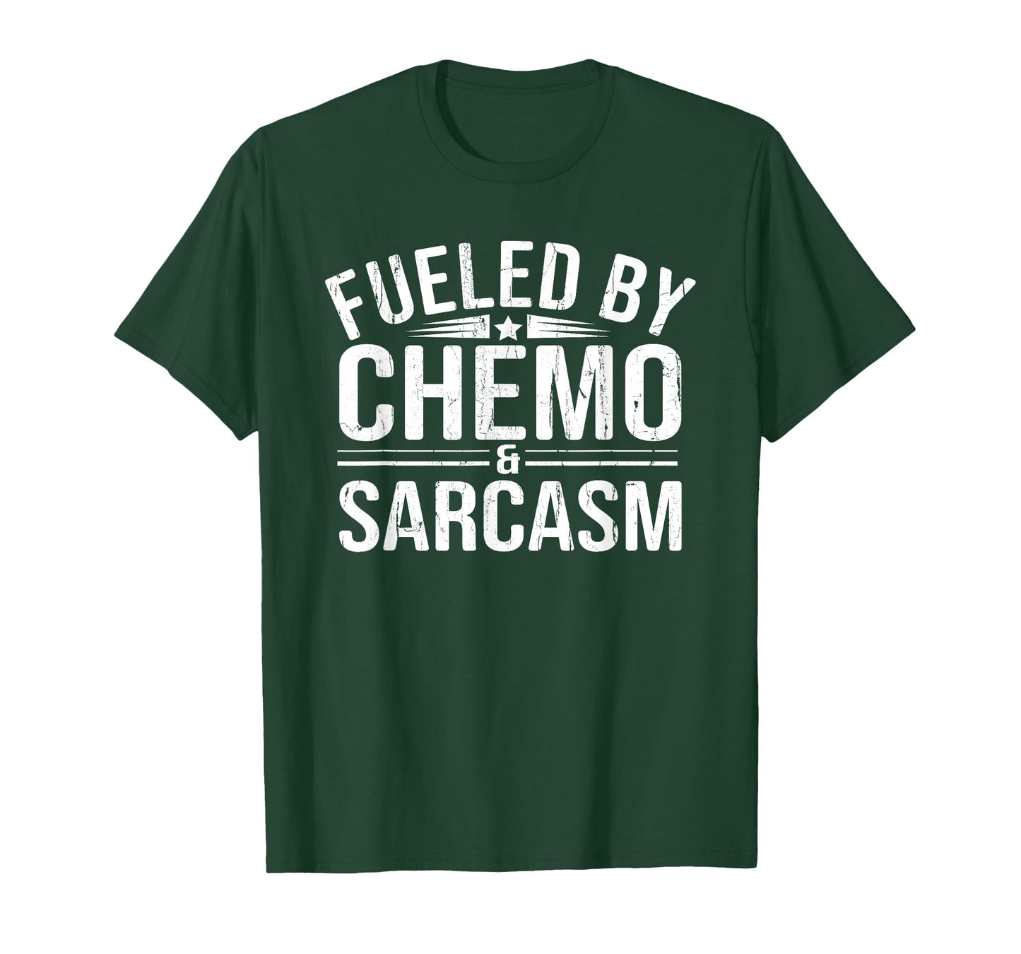 Fueled By Chemo Sarcasm, Funny Chemotherapy, Cancer Warrior T-Shirt