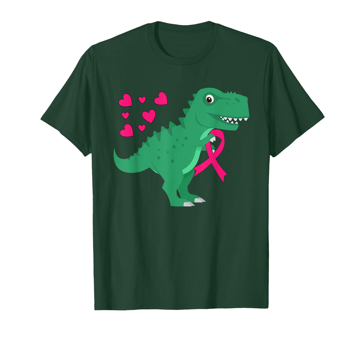 Breast Cancer Awareness Toddler Pink Ribbon Kids Youth Teen T-Shirt