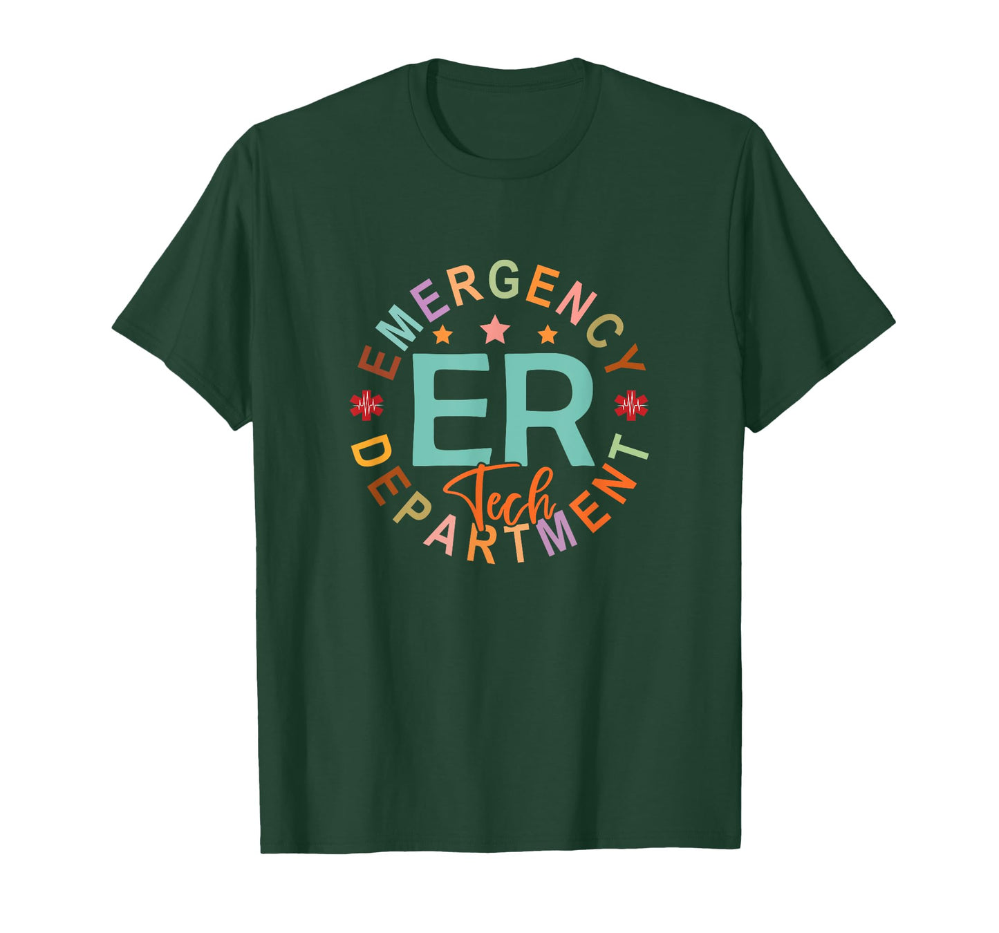 Funny Emergency Department Tech Emergency Room Tech Er Tech T-Shirt
