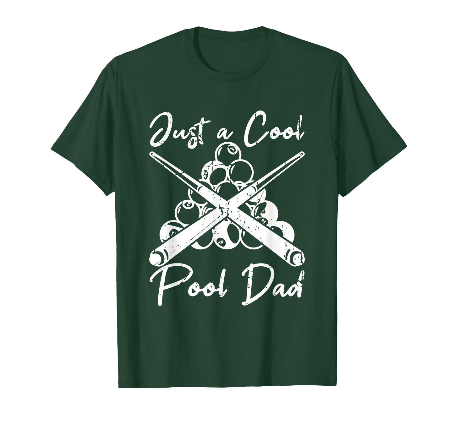 Pool Dad Billiards Papa Fathers Day T-Shirt