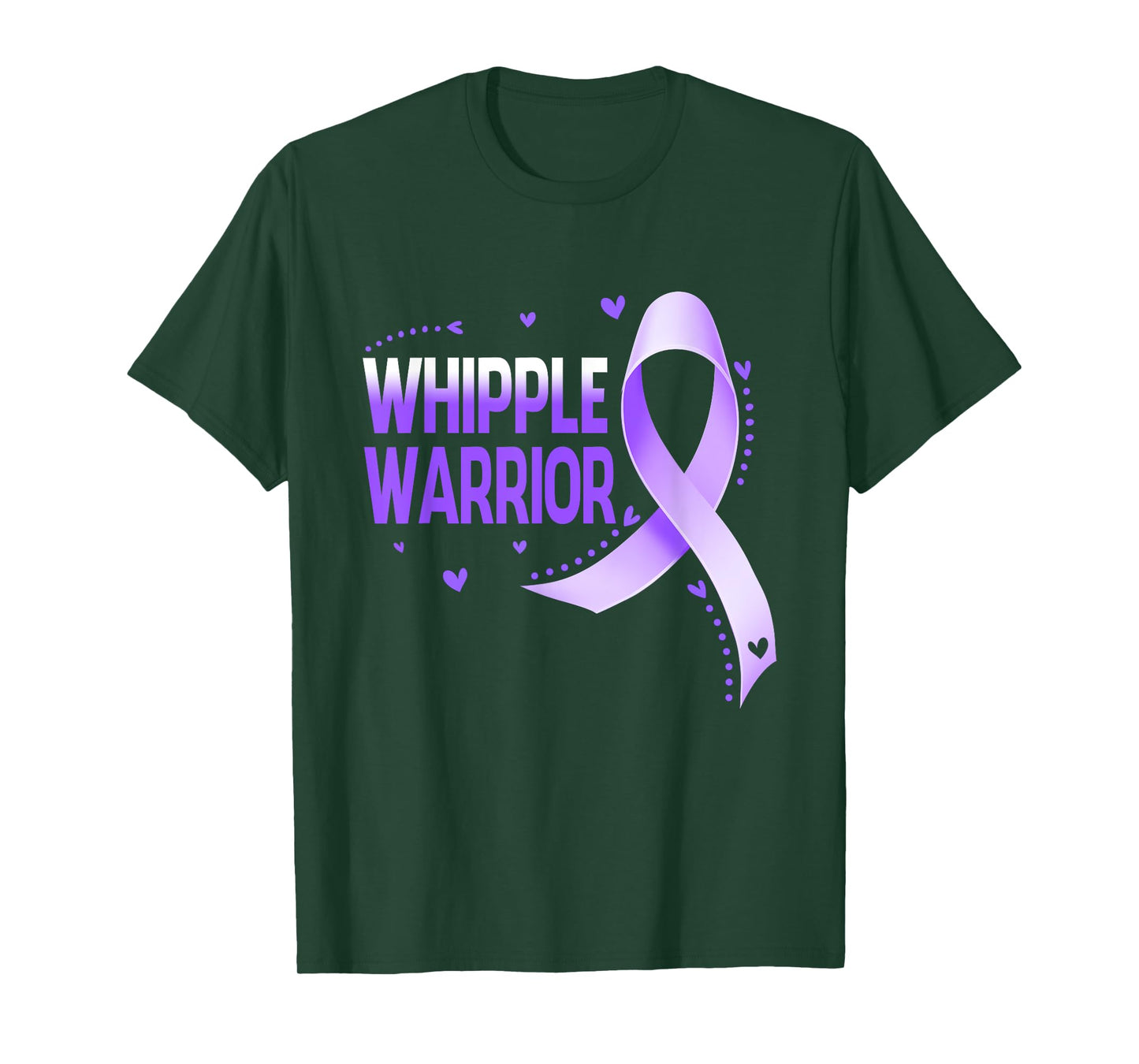 Whipple Warrior Pancreatic Cancer Awareness Ribbon T-Shirt