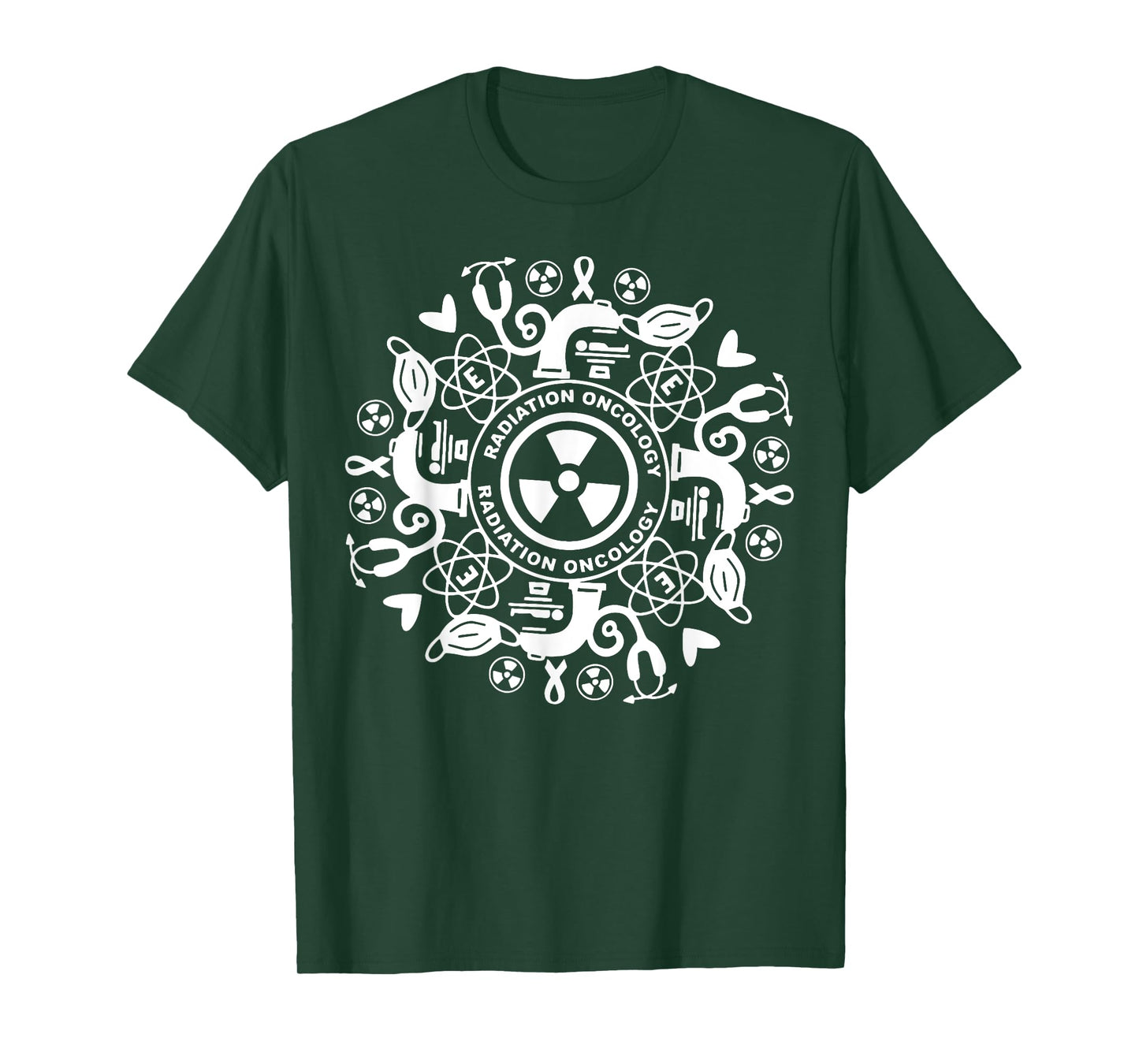 Retro Radiation Oncology Radiation Therapist Oncology Tech T-Shirt