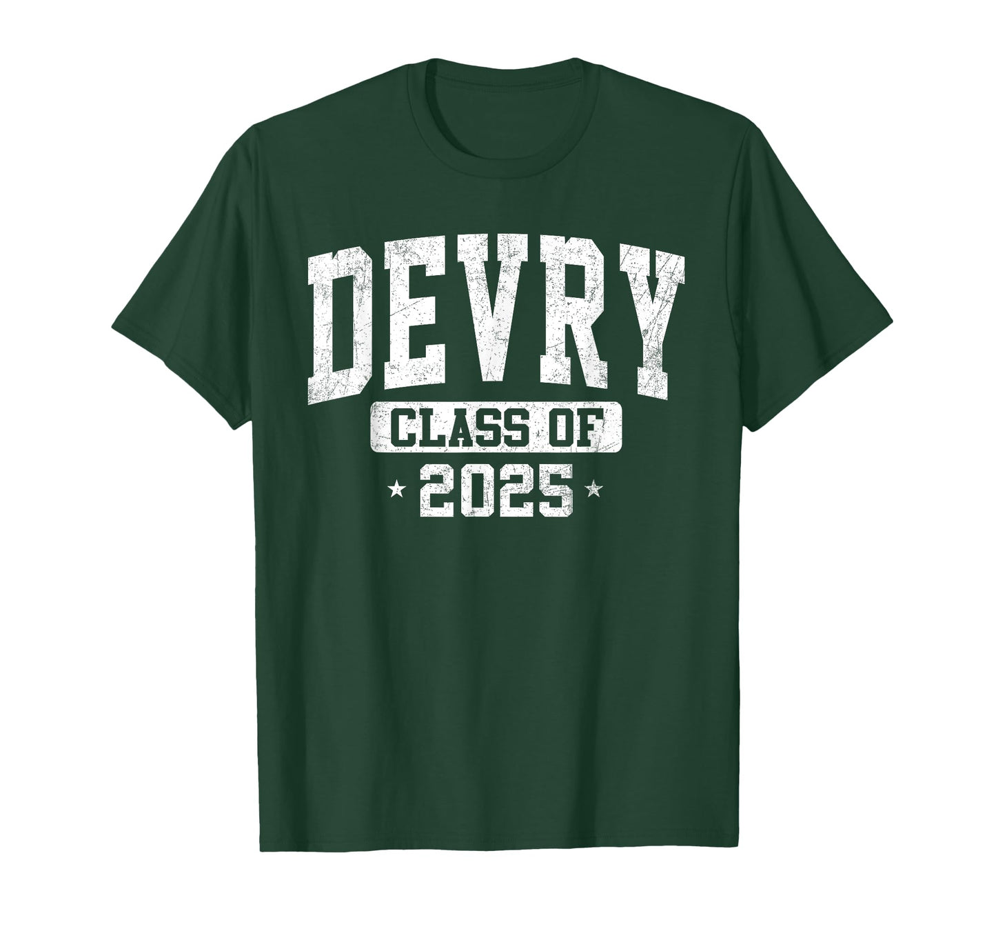 Devry Vintage Arch University Class of 2025 Graduate Arch T-Shirt