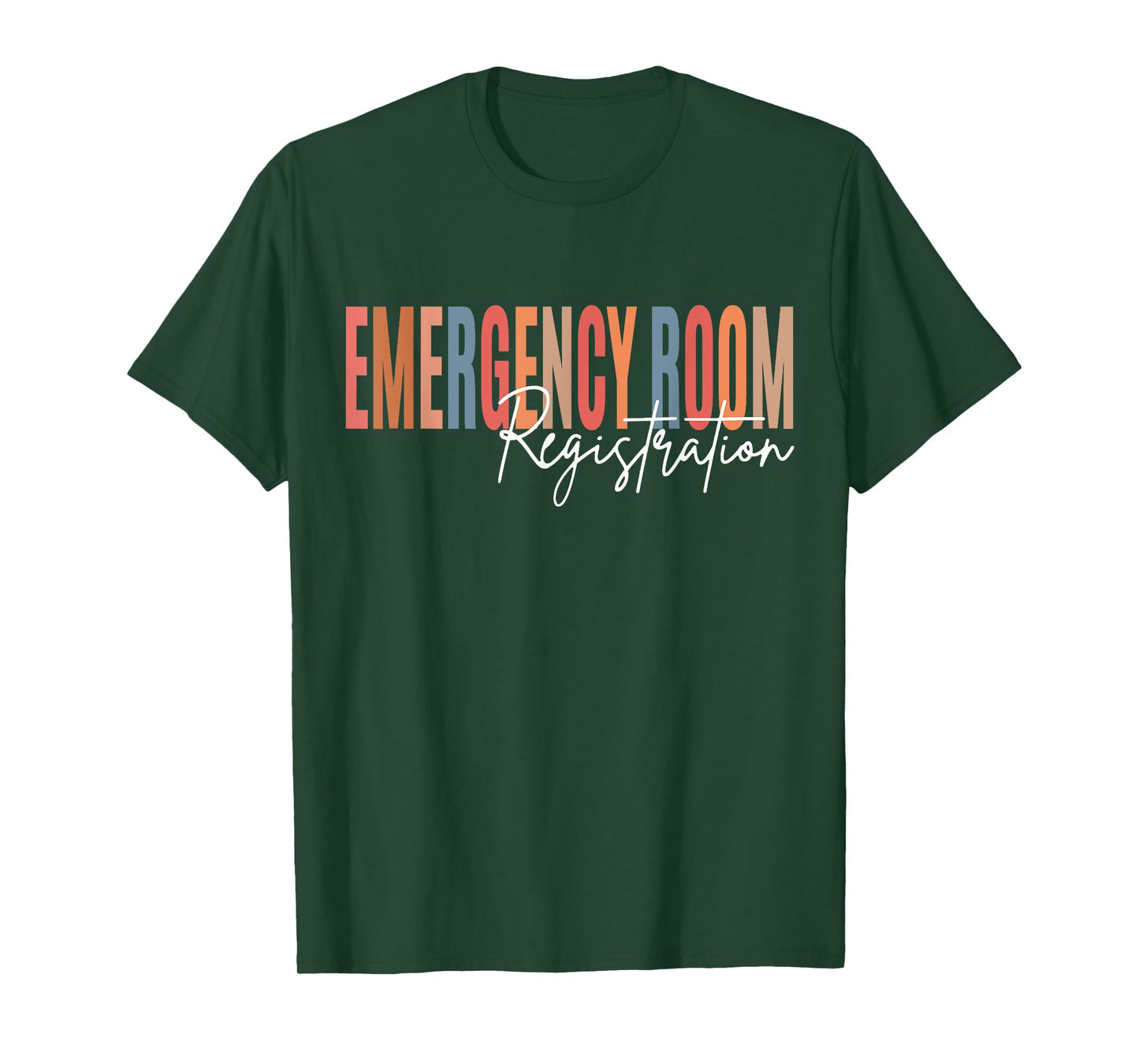 Emergency Room Registration Patient ER Registrar Nursing T-Shirt