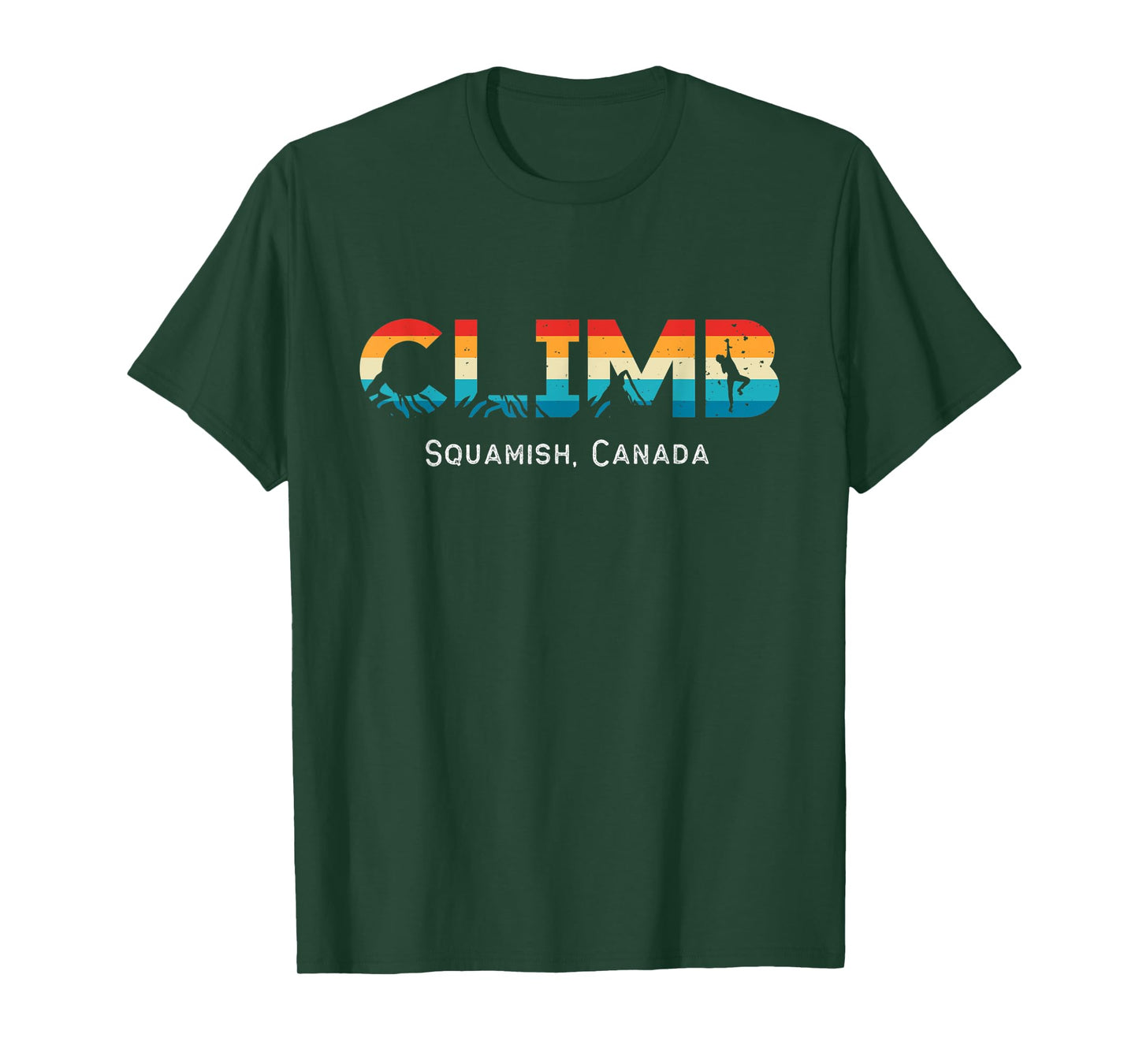 Vintage Climb Squamish, Canada Rock Climbing Bouldering T-Shirt