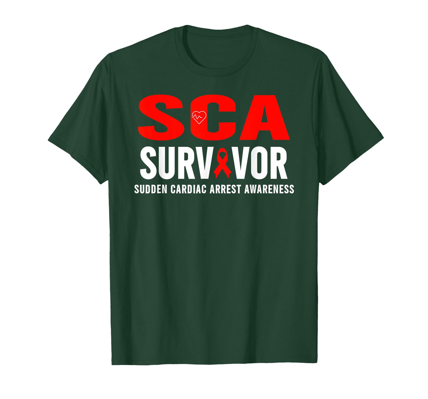 SCA Awareness Shirt - Sudden Cardiac Arrest Survivor T-Shirt