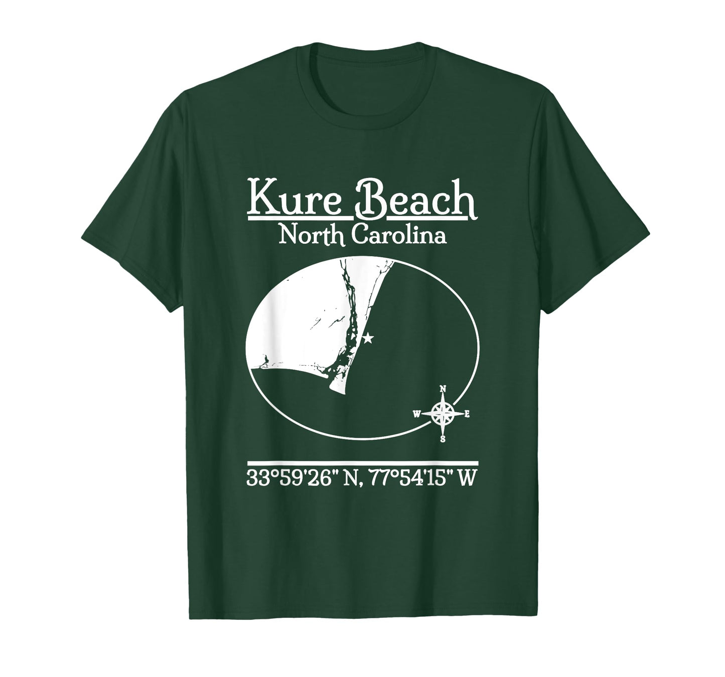 Kure Beach - North Carolina T-Shirt for Men Women Kids