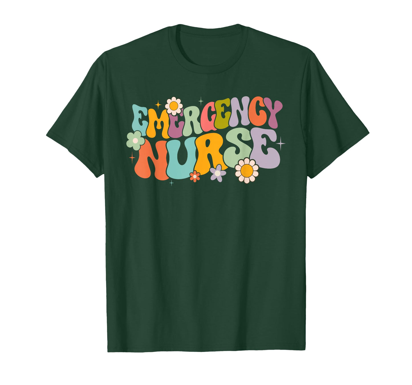 groovy ER Nurse Emergency Nurse School women nursing Room T-Shirt