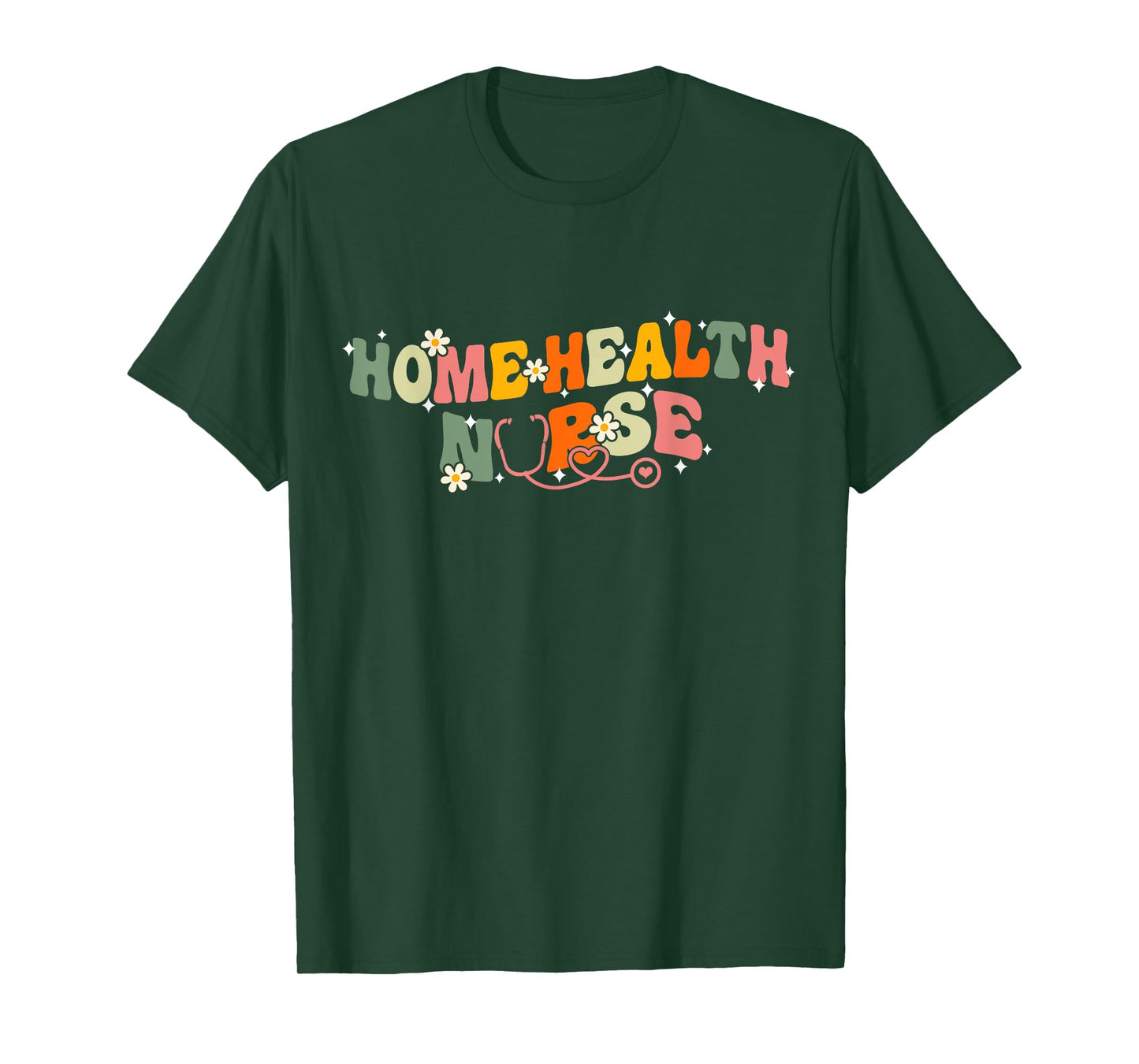 Home health Nurse Groovy Home health care Nursing T-Shirt