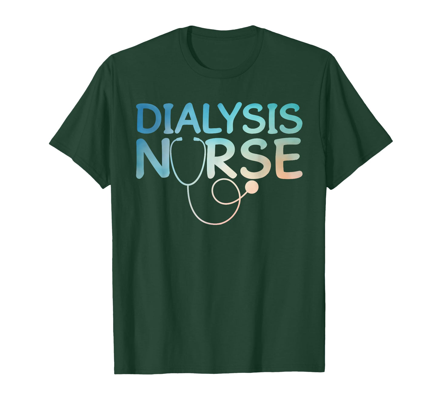 Best Dialysis Nurse Art For Women Home Dialysis Nephrology T-Shirt