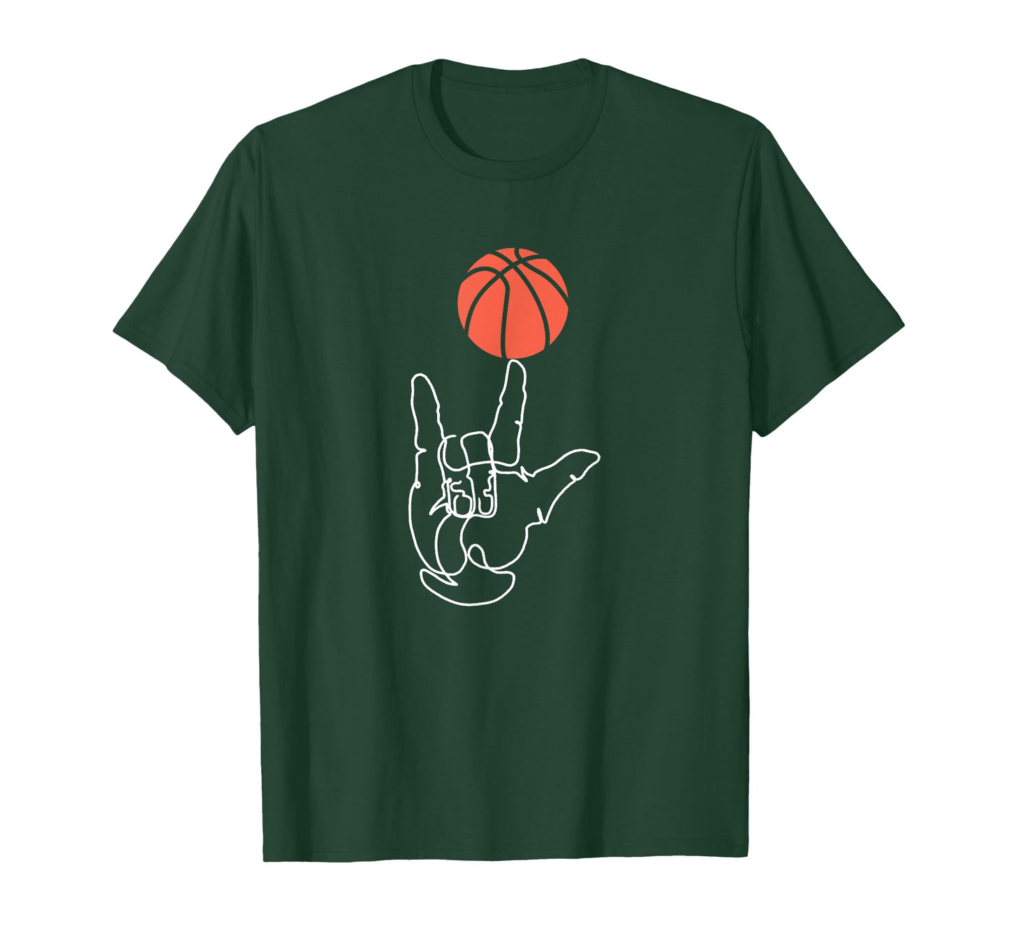 American Sign Language ASL Basketball T-Shirt