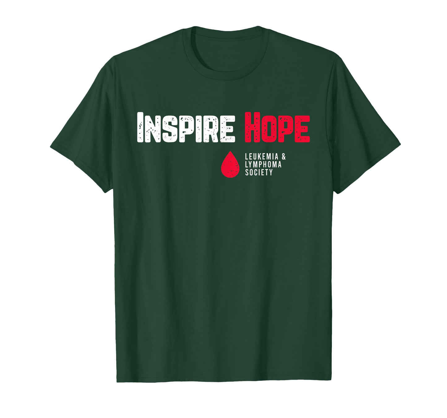Inspire Hope Leukemia And Lymphoma Society Blood Cancer T-Shirt