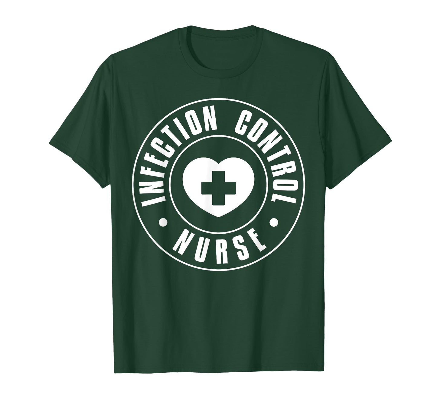 Infection Control Nurse Heart T-Shirt