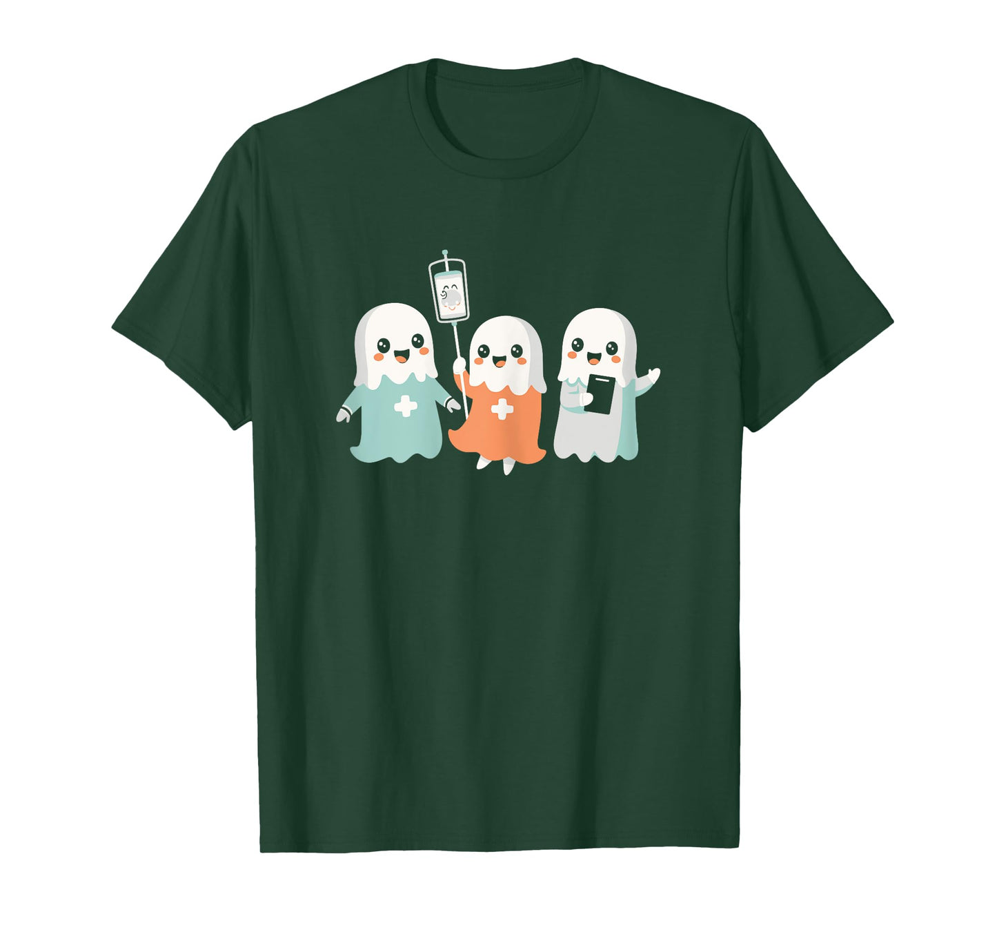 Halloween Nurse Skeleton Outfit for Healthcare Workers T-Shirt