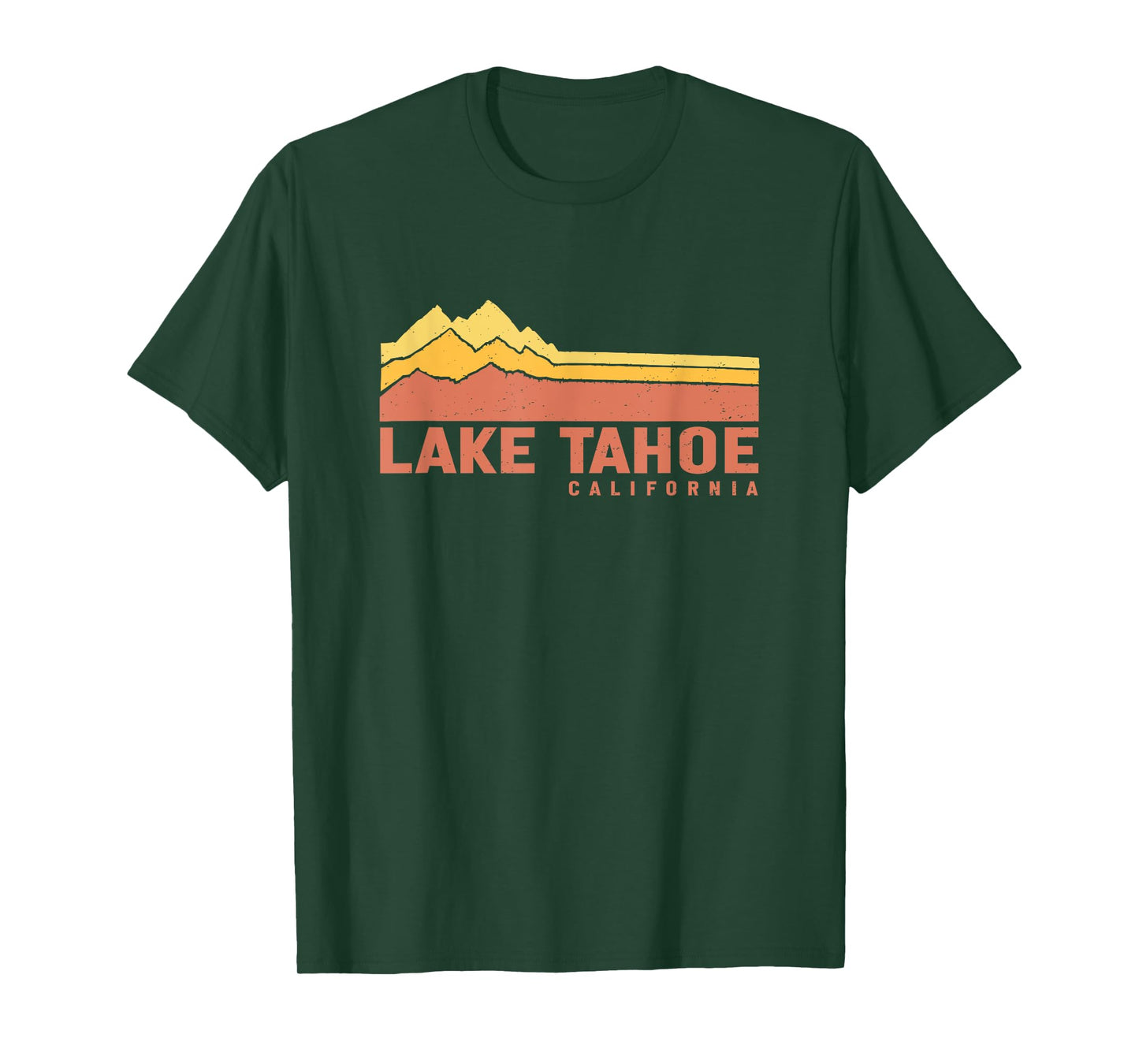 Lake Tahoe California Retro Mountains Graphic T-Shirt