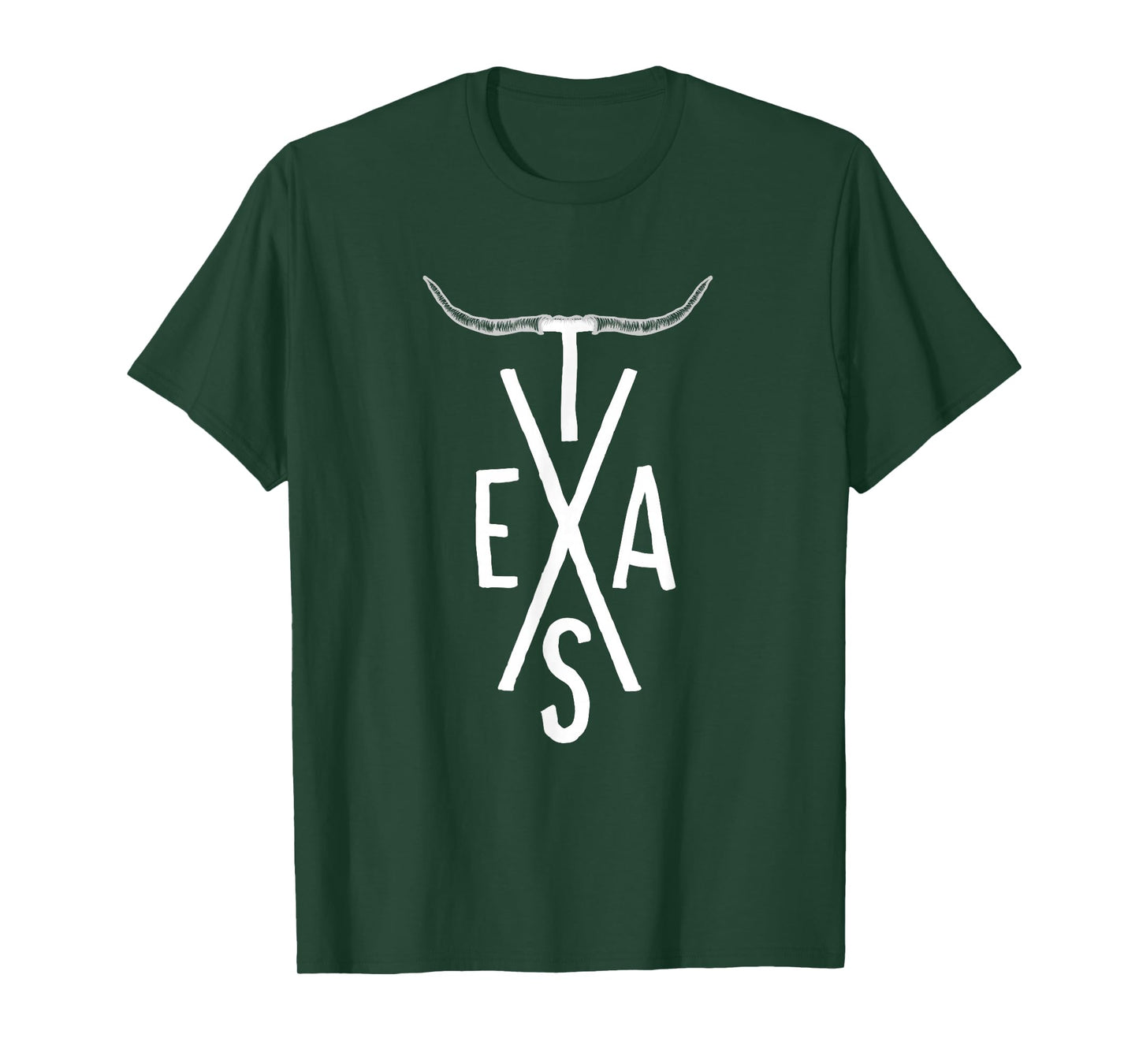 Cool Texas Souvenir Long Cow Horns USA Cowboy Traveler Gift T-Shirt