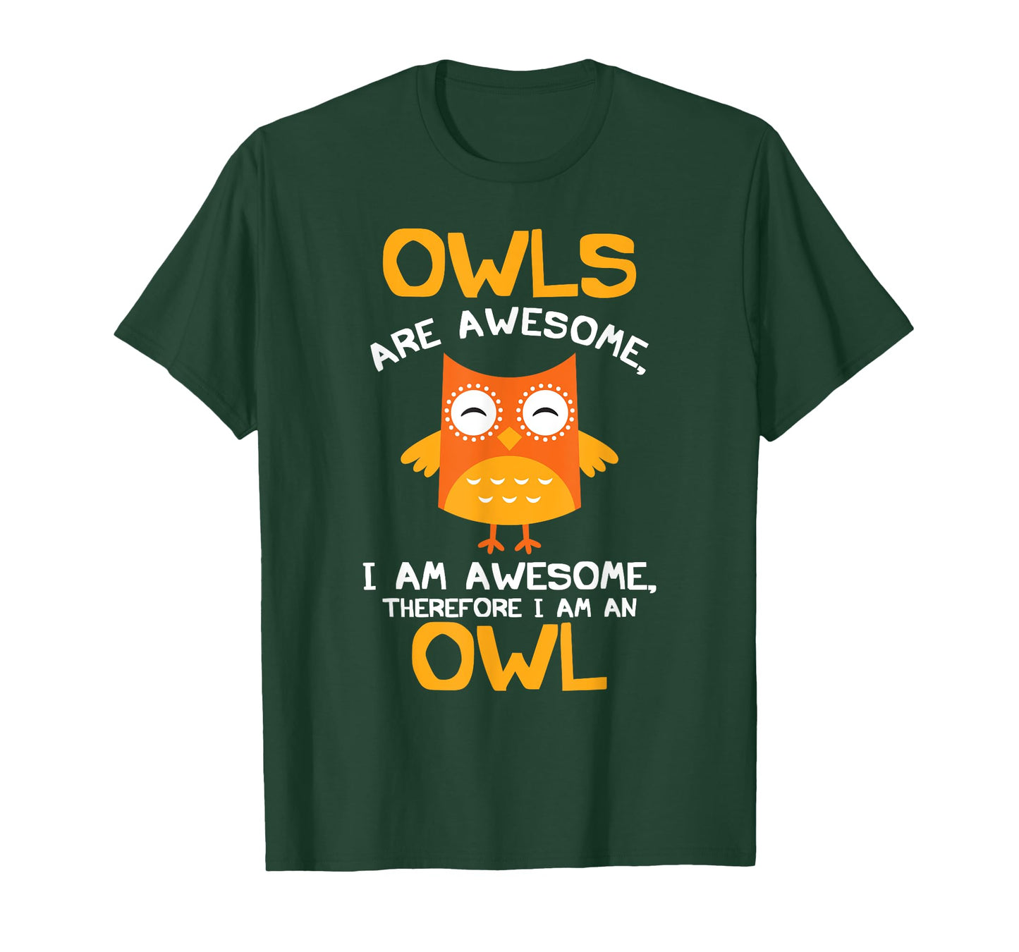 Awesome Cartoon I am an Owl Shirt for Owl Lovers T-Shirt