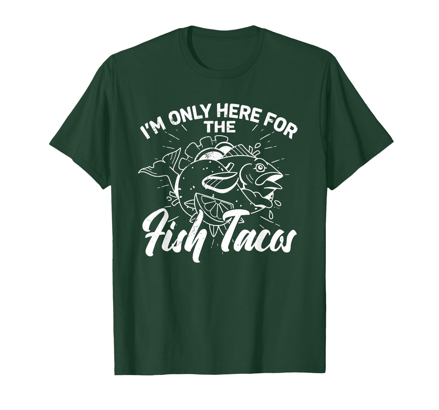 Fish taco Mexican tortilla recipe Baja California Mexico T-Shirt