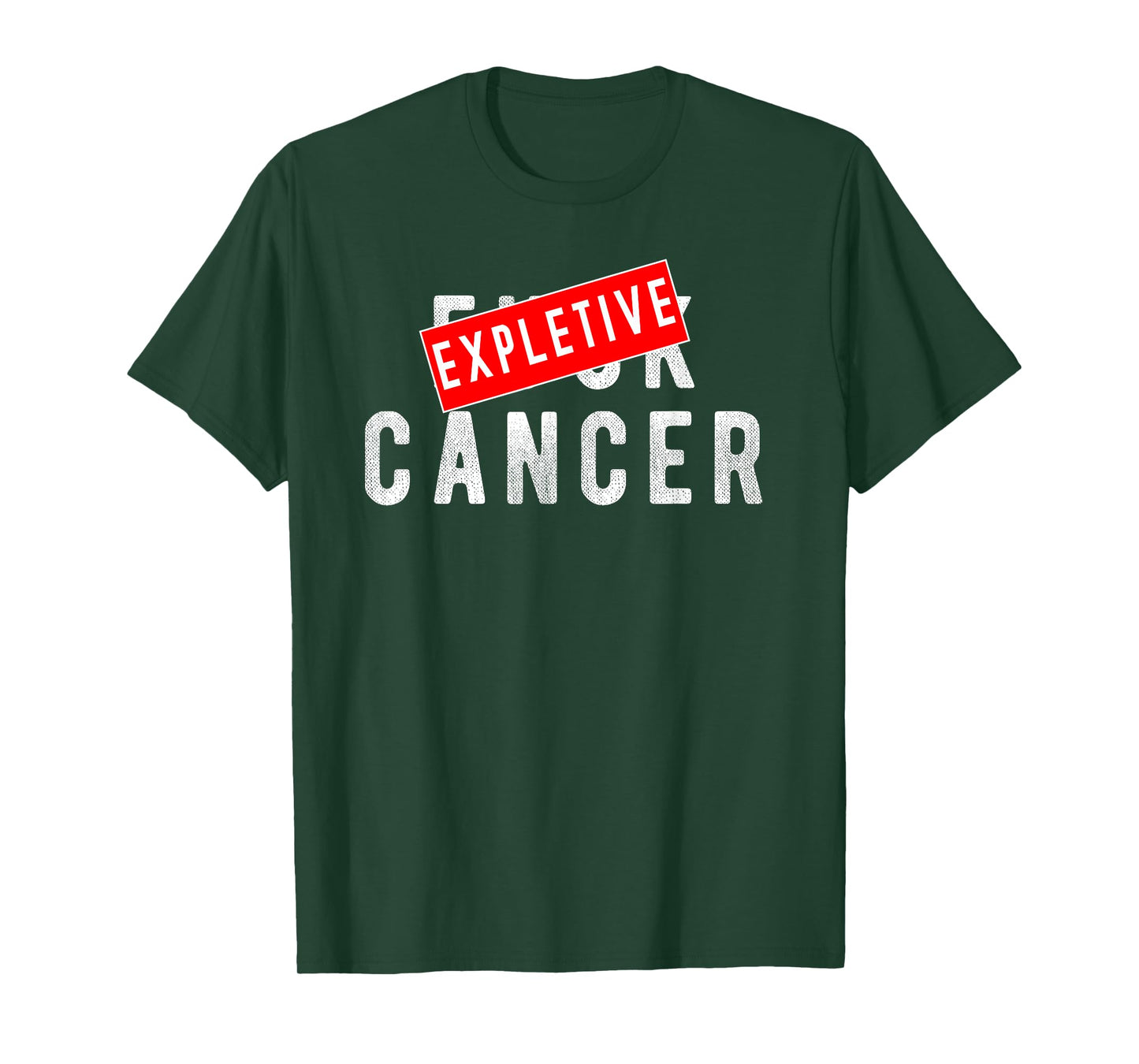 F-ck Cancer Clean with Expletive Box for Cancer Awareness T-Shirt