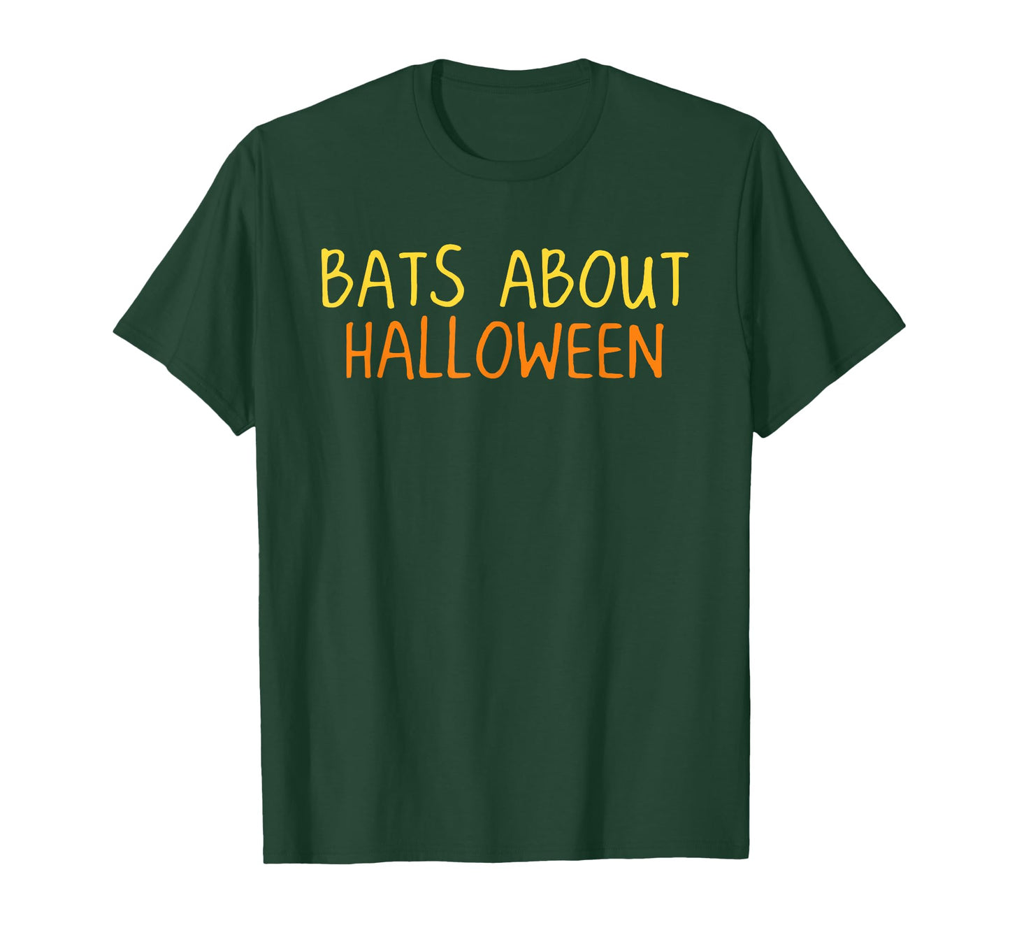 Bats About Halloween Funny Spooky Season Men Women Kids T-Shirt