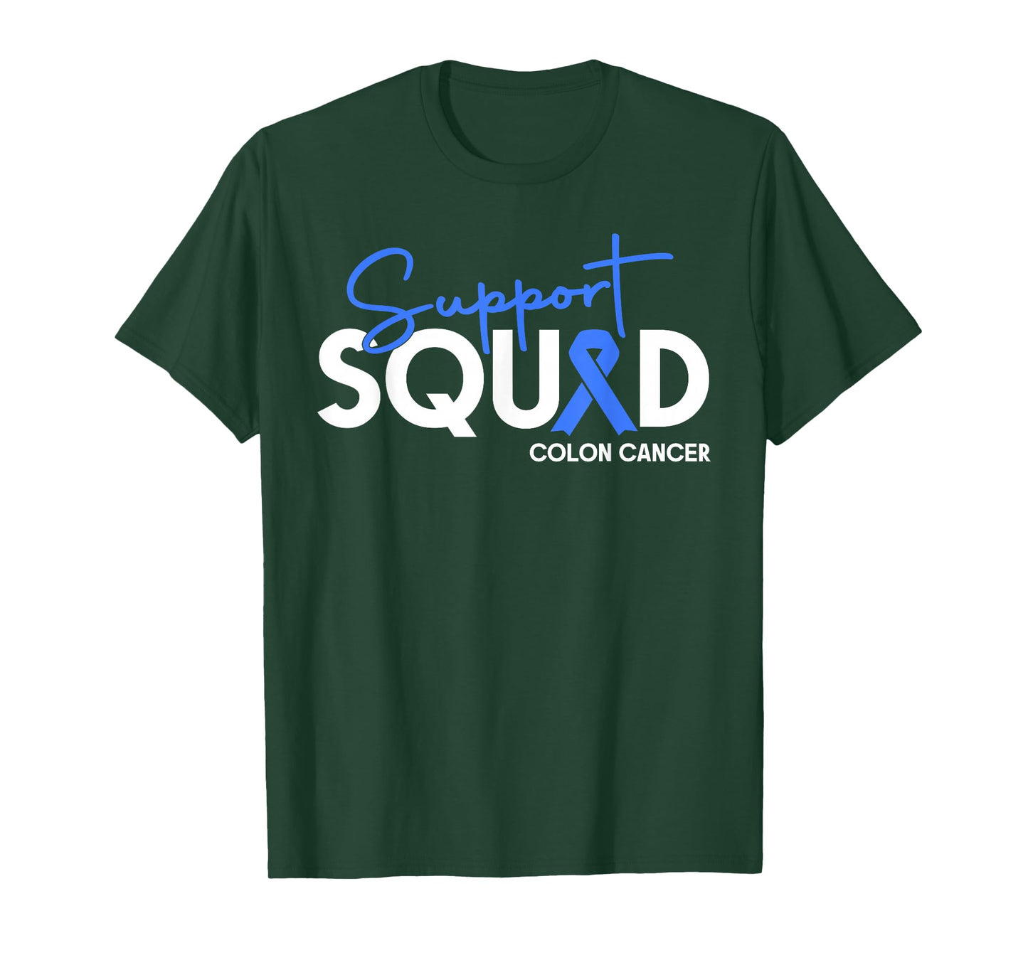 Colon Cancer Awareness Support Squad Apparel Women Men T-Shirt
