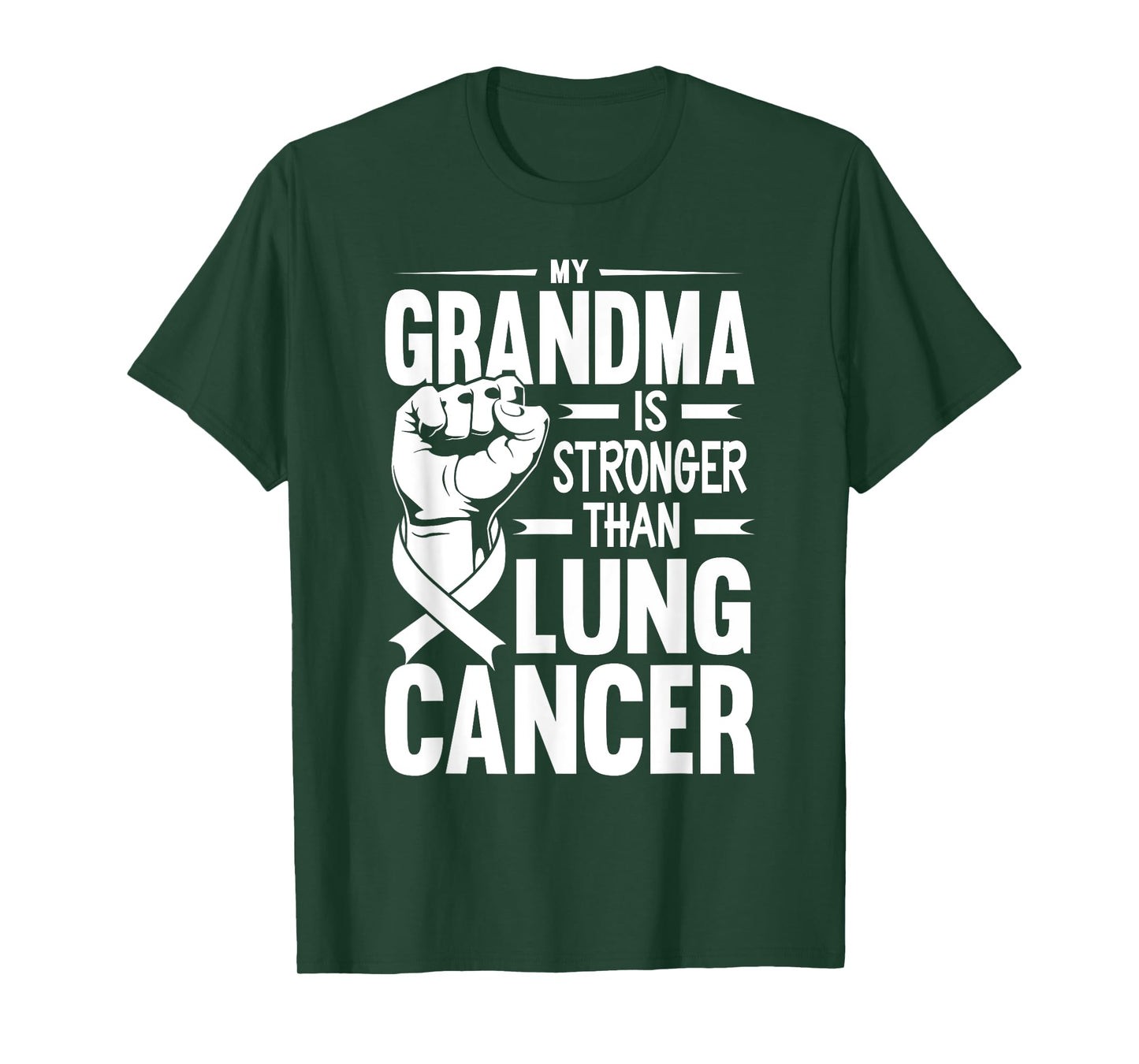 My Grandma Is Stronger Than Lung Cancer Awareness T-Shirt