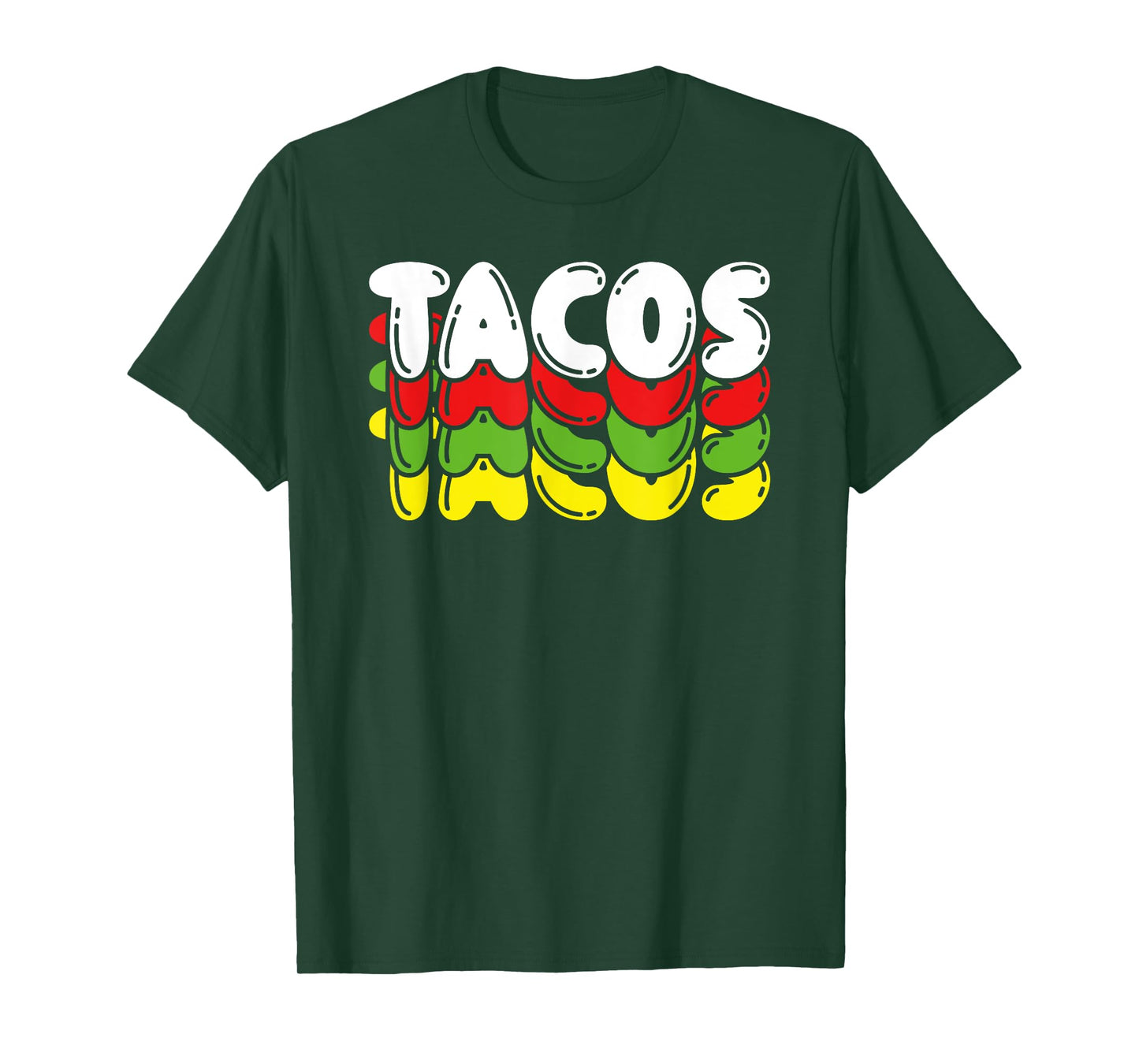 Mexican Tacos Food Eating Cooking Party Fiesta Fun Style T-Shirt