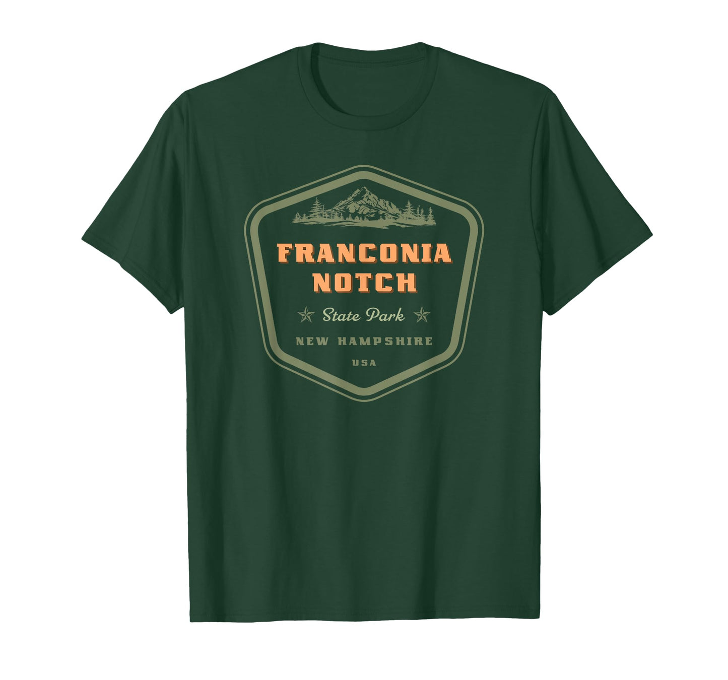 Franconia Notch State Park New Hampshire Retro Vintage T-Shirt
