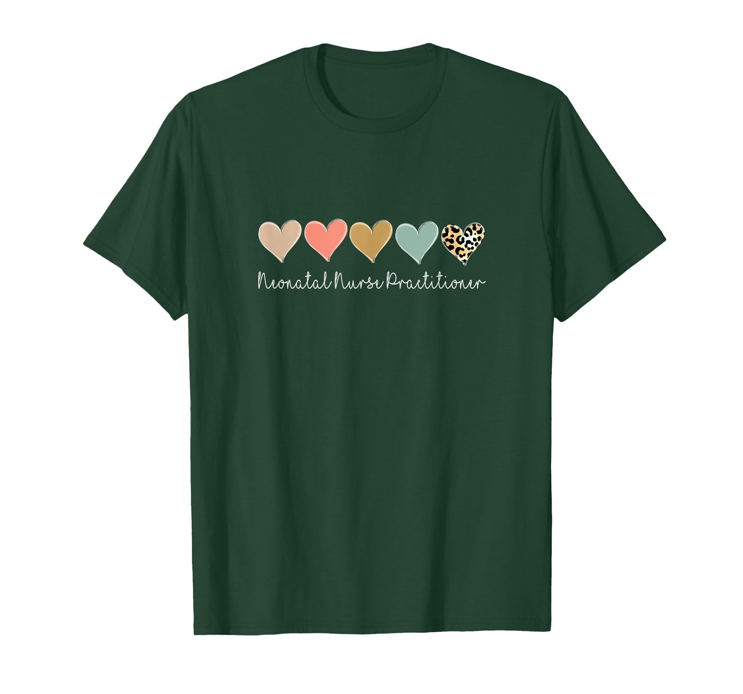 Neonatal Nurse Practitioner, Leopard Newborn NICU Nurse T-Shirt