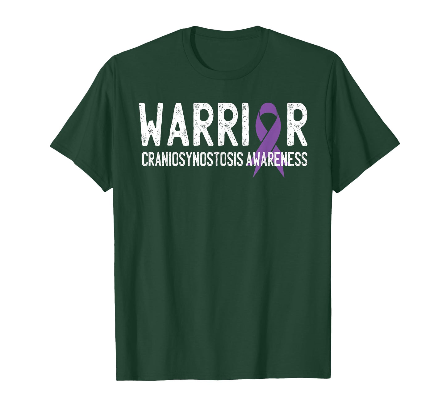 Warrior Craniosynostosis CSO Awareness Purple Ribbon Support T-Shirt