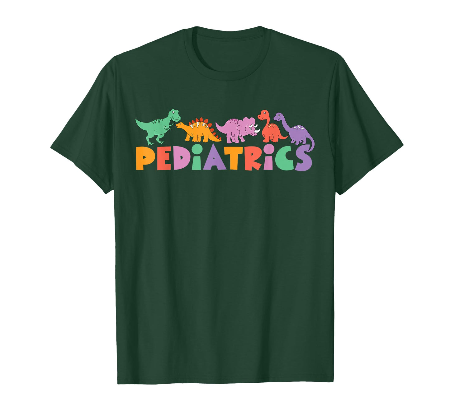 Pediatrics Dinosaurs Peds Nurse Crew Appreciation Pediatric T-Shirt