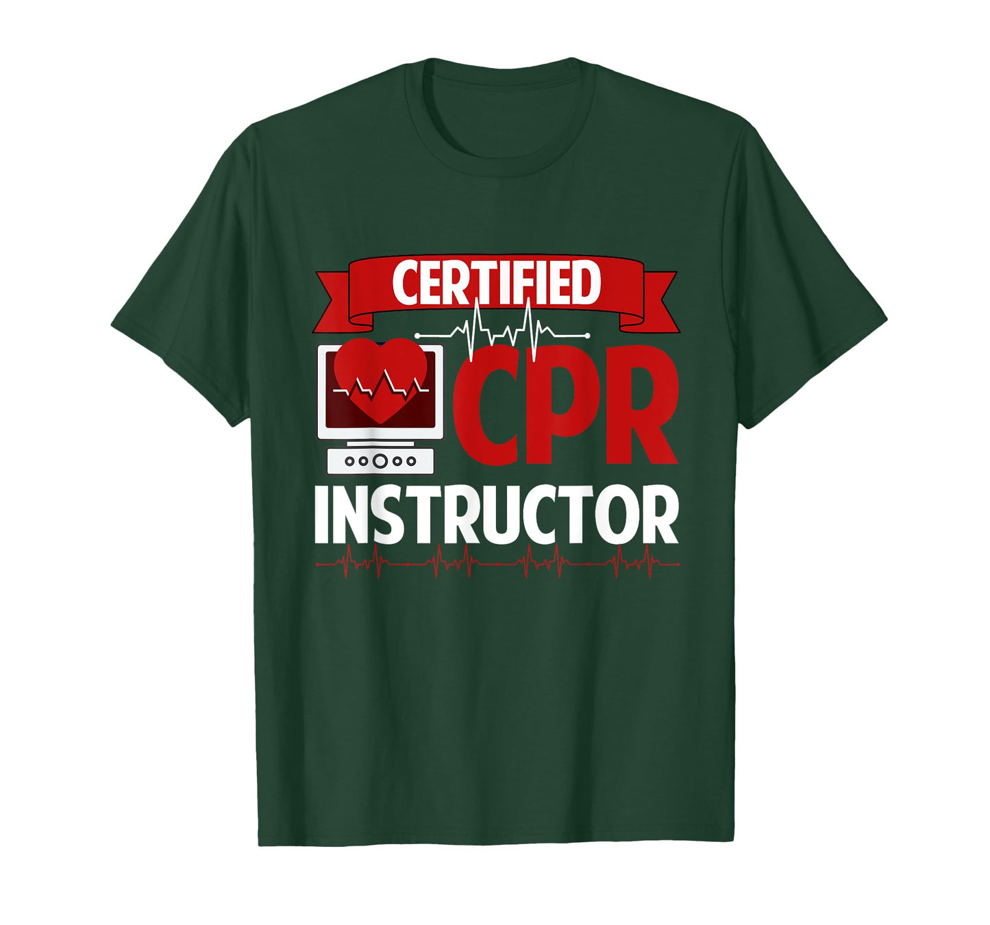 Certified CPR Instructor Training and Teaching EMS Ambulance T-Shirt