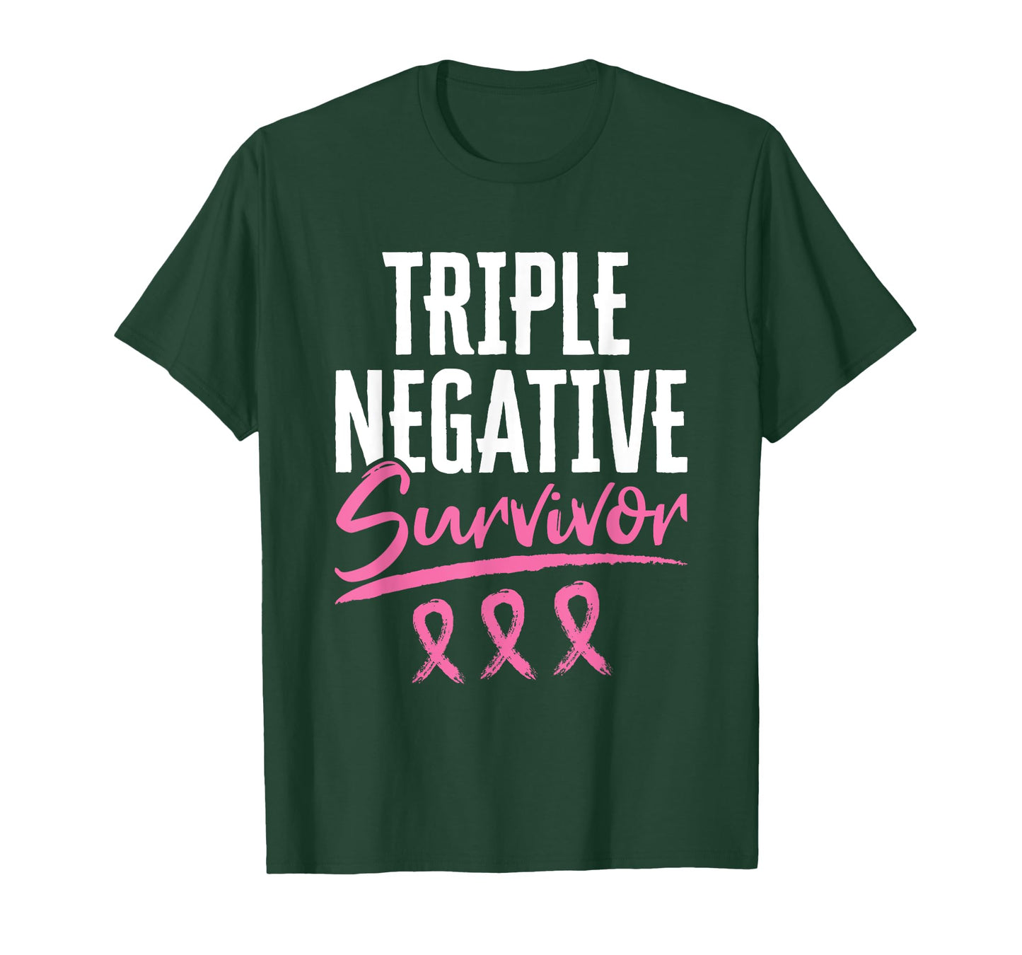 Triple Negative Survivor Breast Cancer Awareness TNBC T-Shirt