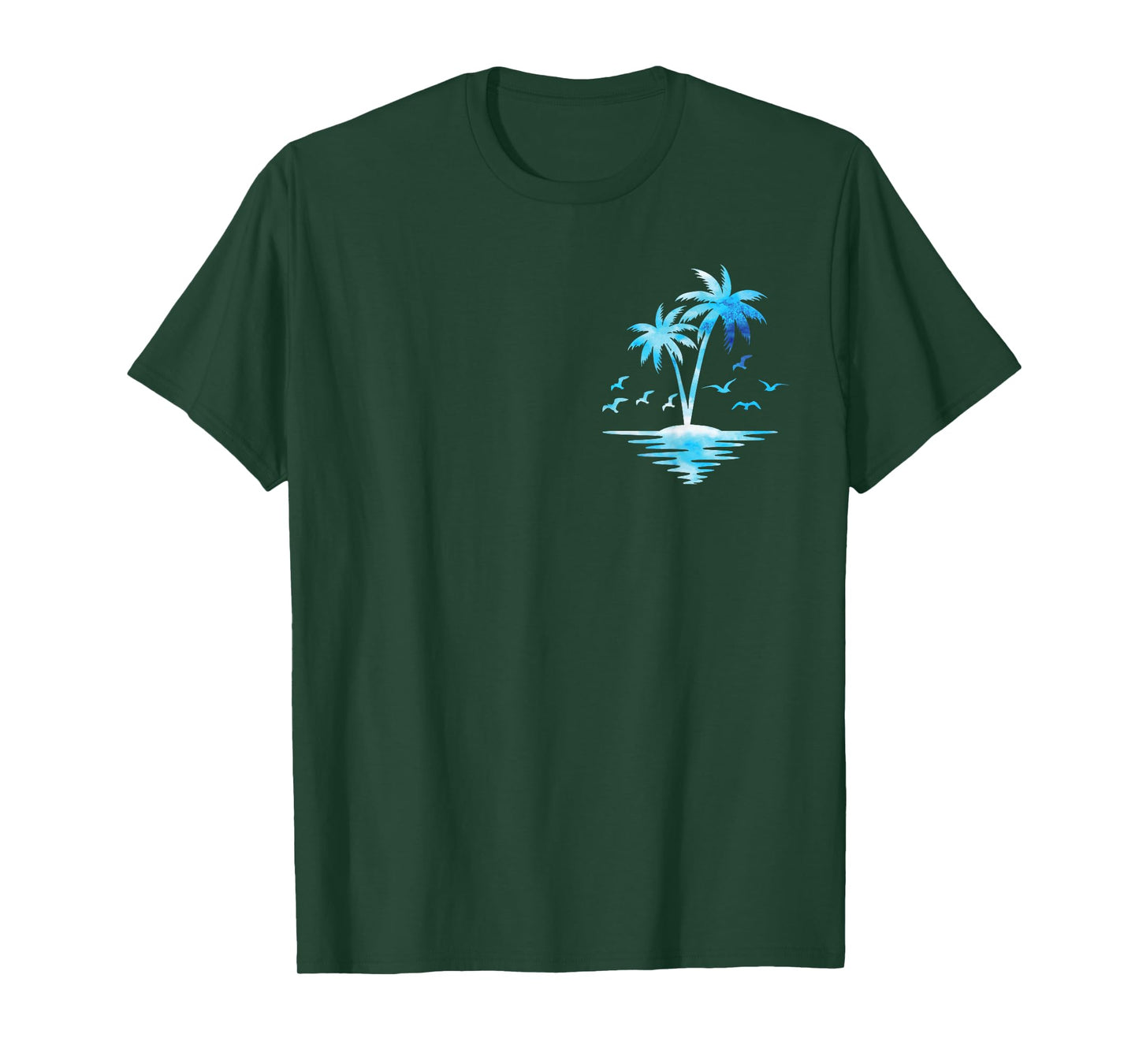 Cool Summer Vacation Men Women Beach Palm Tree T-Shirt