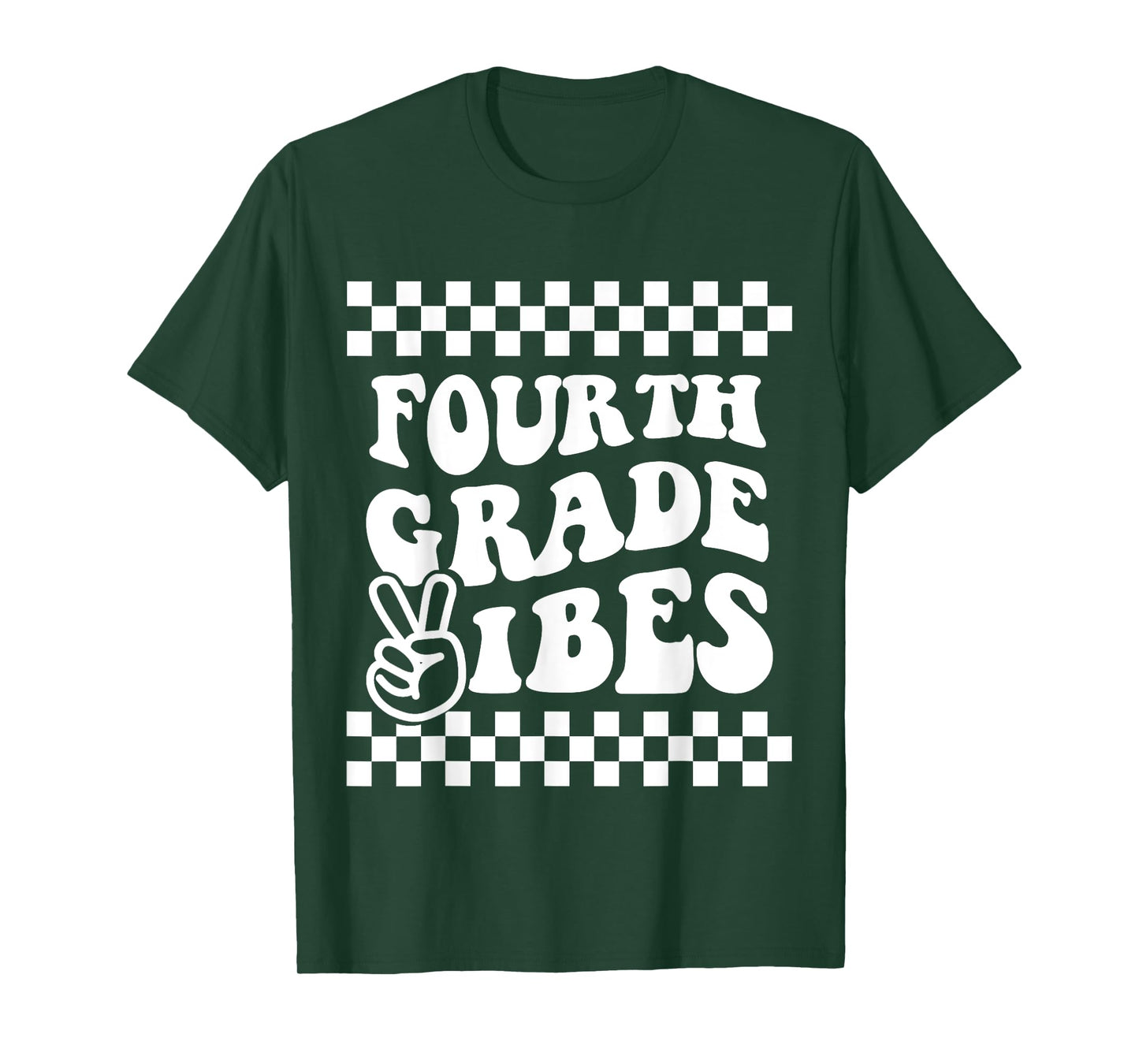 First Day of Fourth Grade Vibes Girls Back to School Boys T-Shirt
