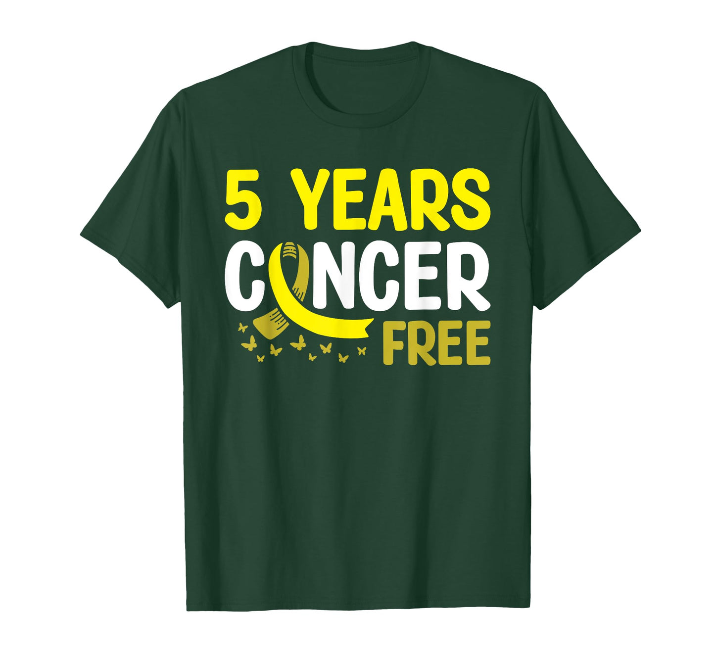 Bone Cancer Awareness 5 Years Cancer Free T-Shirt