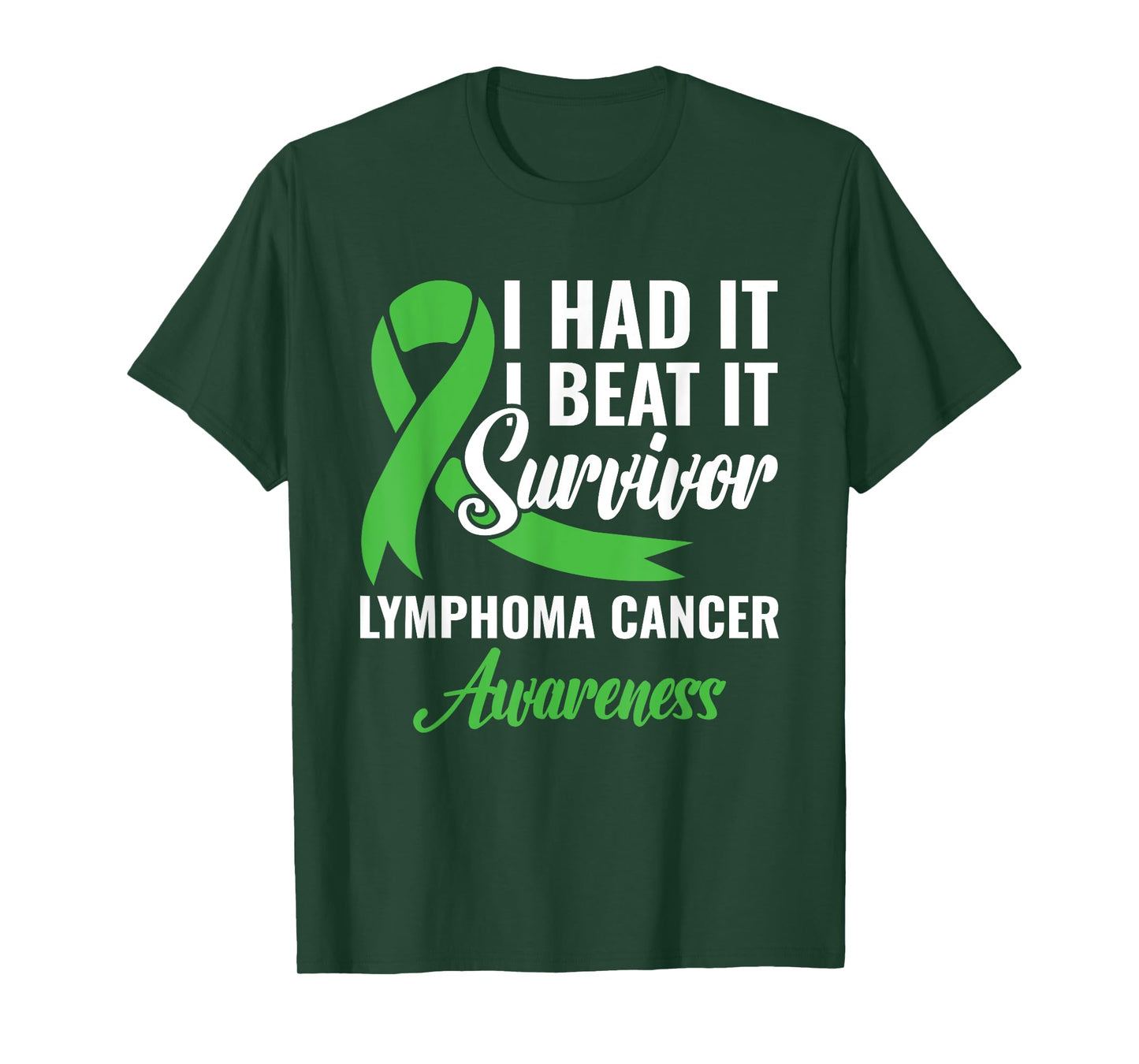I Had It I Beat It Survivor Lymphoma Cancer Warrior T-Shirt