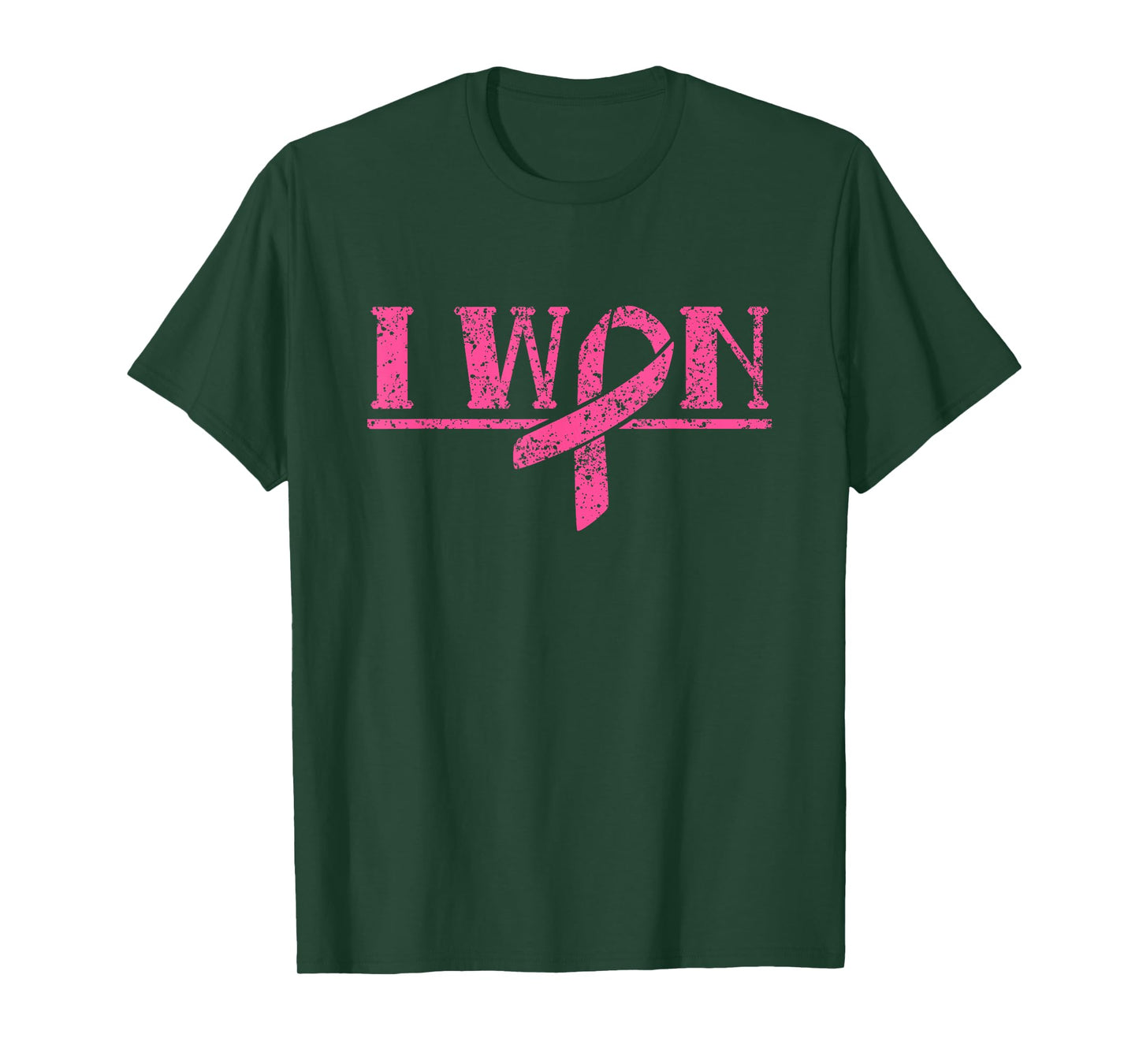 I Won Fight Awareness Pink Support Breast Cancer T-Shirt