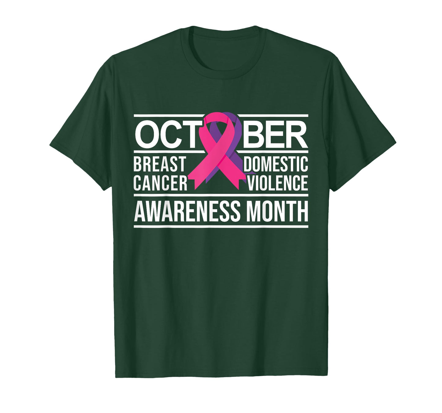 Breast Cancer and Domestic Violence Awareness T-Shirt