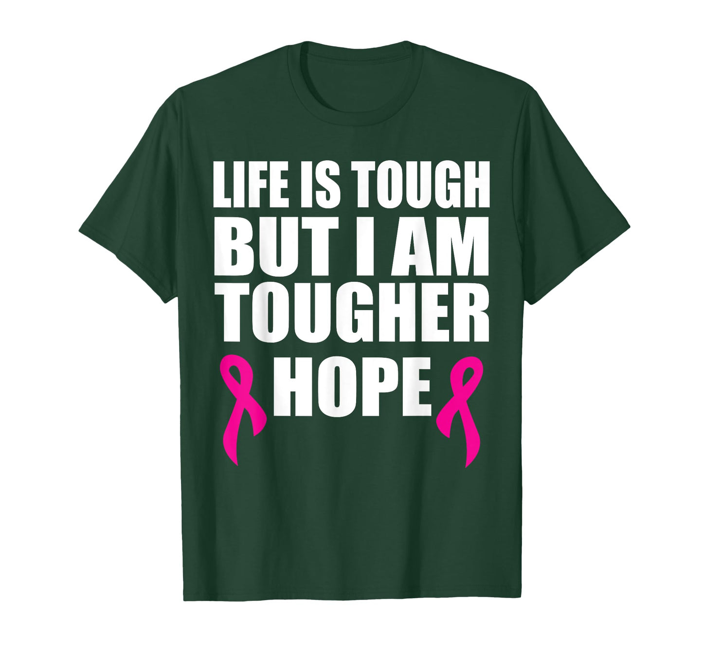 Breast cancer awareness life is tough but I am tougher T-Shirt