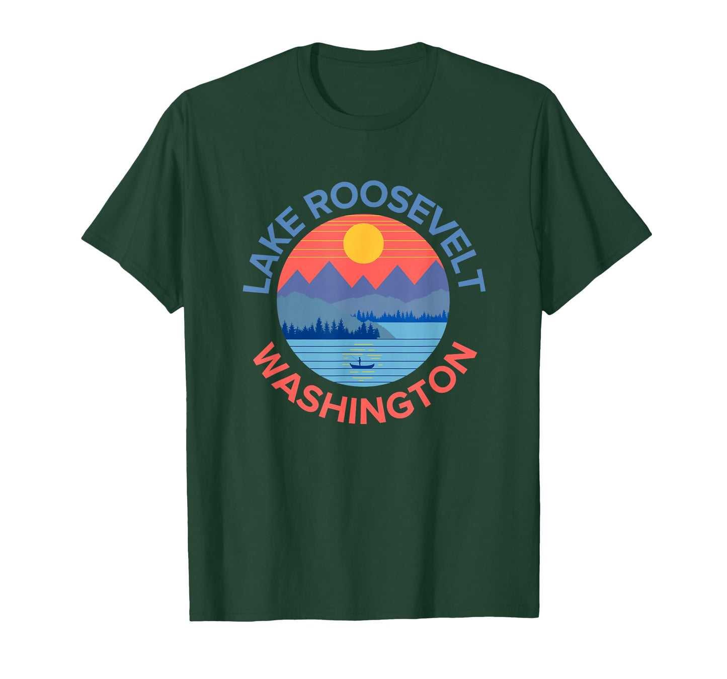 Lake Roosevelt Fishing, Hiking, Camping T-Shirt