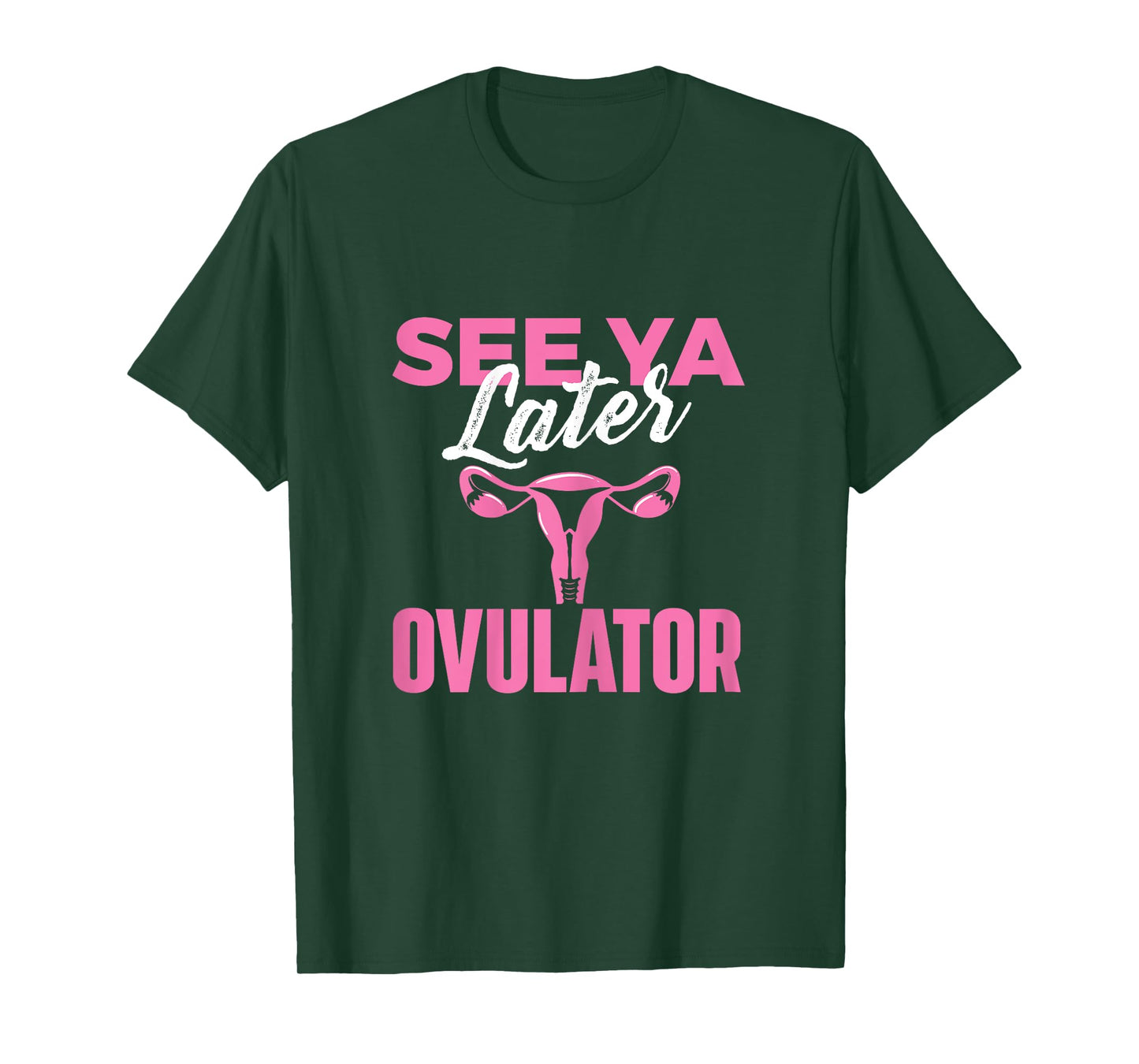 Hysterectomy Survivor Shirts See Ya Later Ovulator - Uterus Surgery T-Shirt - Women's Classic Fit Black X-Small