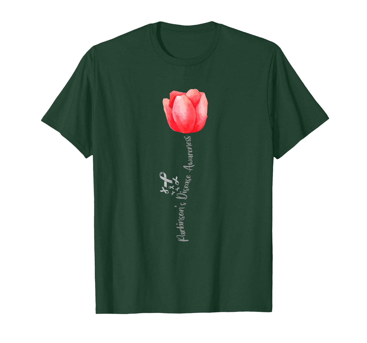 Parkinson Disease Awareness Tulip — April National Month T-Shirt