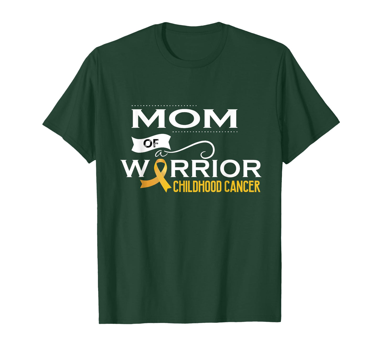 Childhood cancer awareness Mom of a warrior T-Shirt