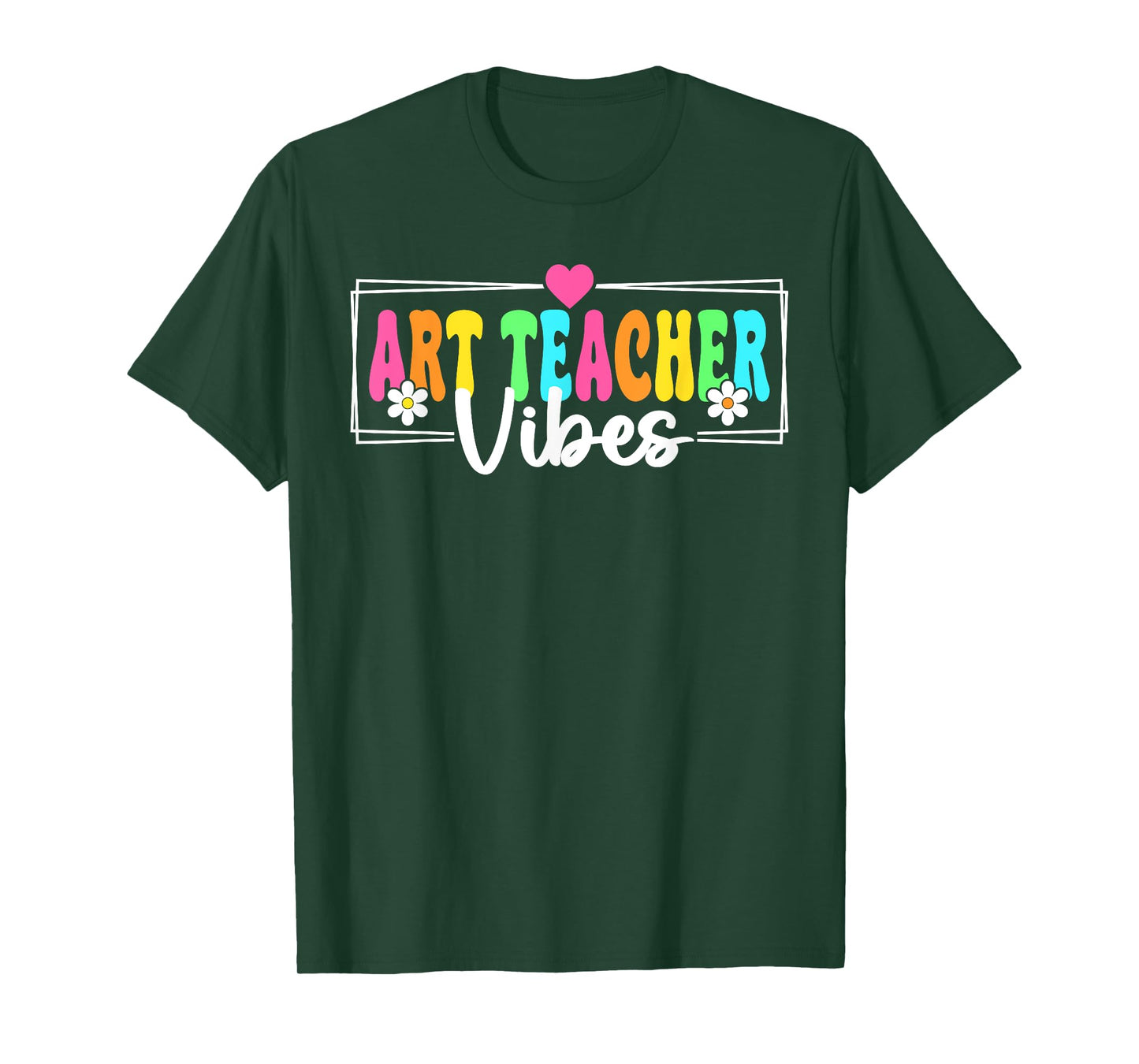 ART Teacher Vibes Back To School Teachers Students T-Shirt